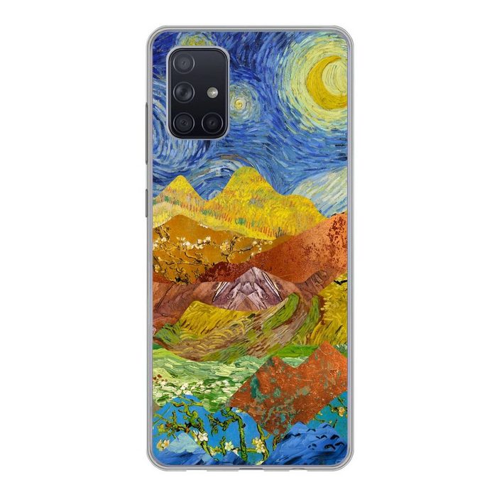 MuchoWow Handyhülle Alte Meister - Collage - Van Gogh Handyhülle Samsung Galaxy A51 5G Smartphone-Bumper Print Handy