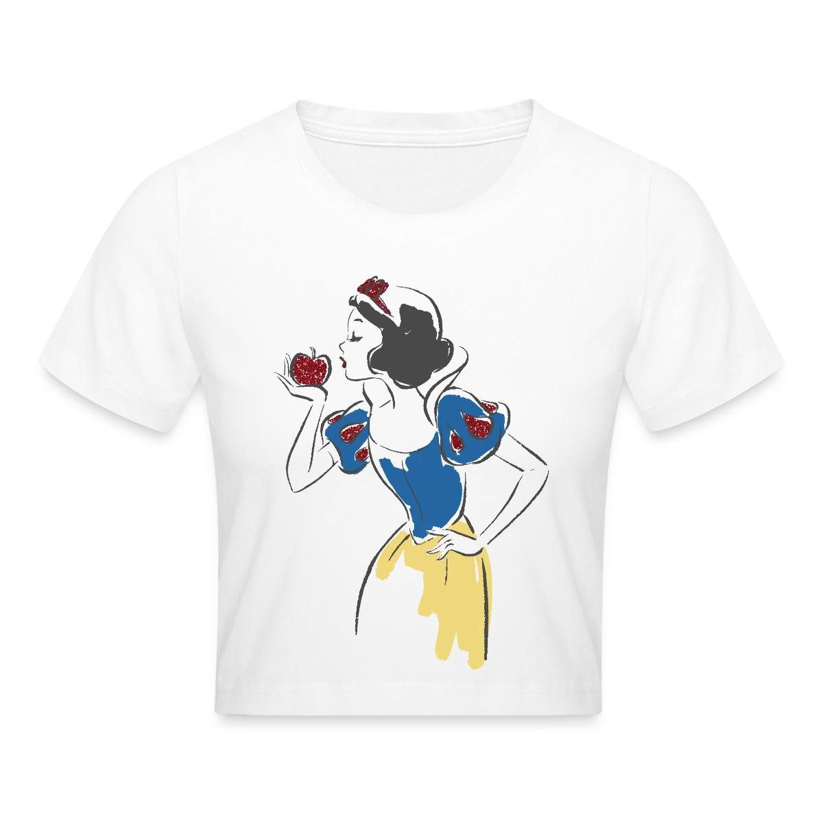 T-Shirt Schneewittchen Vintage Crop Top