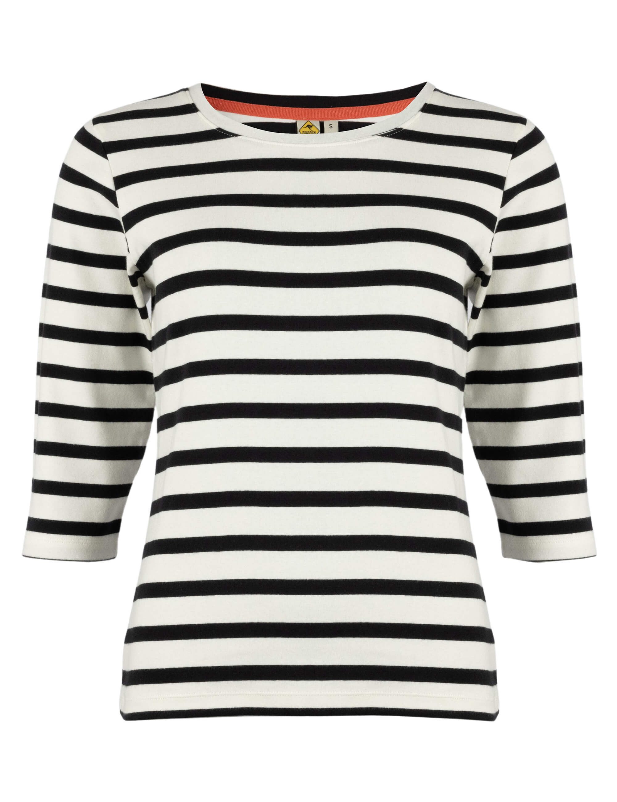 ROADSIGN australia Langarmshirt Clean Flow (1, 1-tlg., 1) gestreiftes Design, 3/4-Arm, aus bequemer Baumwolle