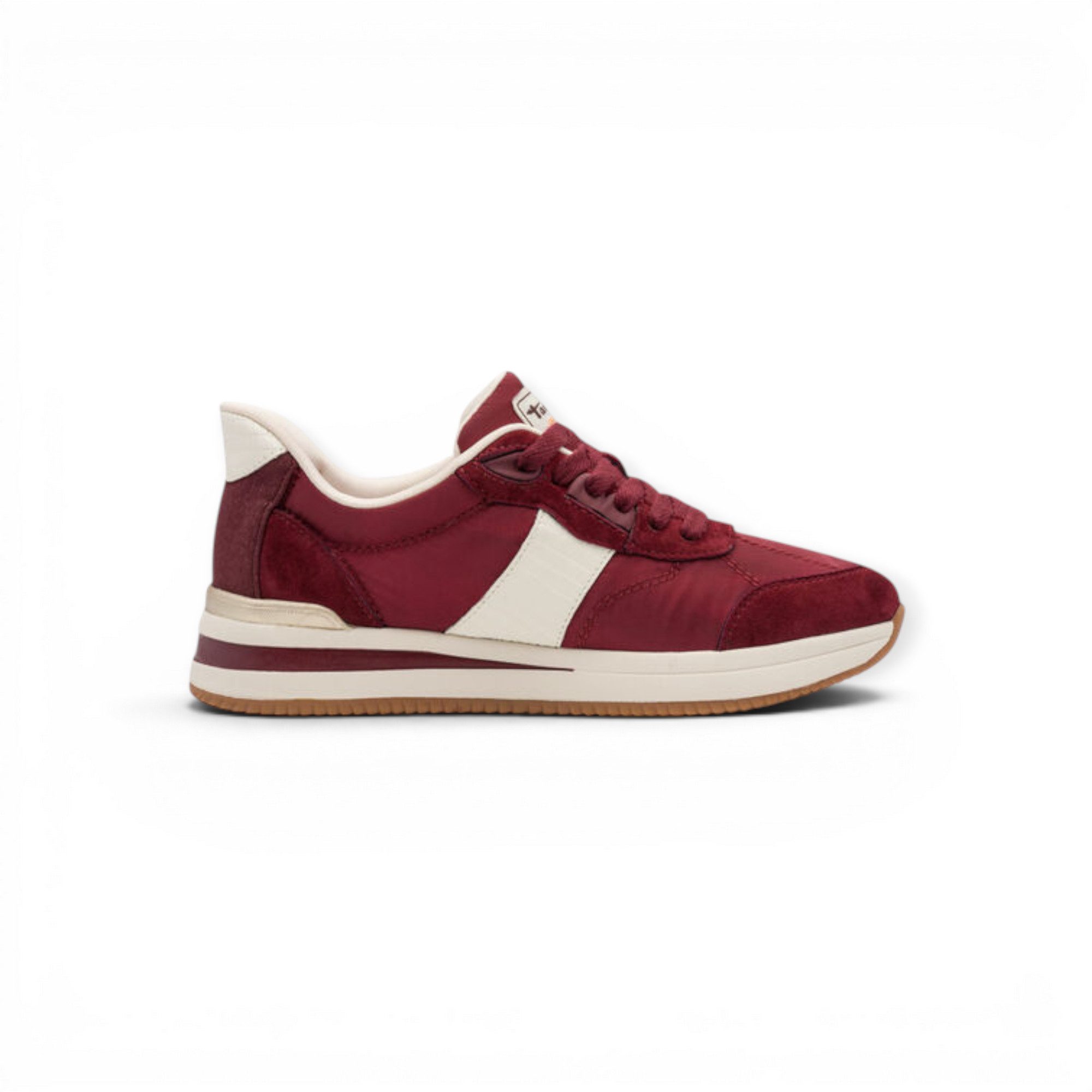 Tamaris (Leder/Textil/Synthetik) 8-83703-47 cranberryrot Damen Sneaker