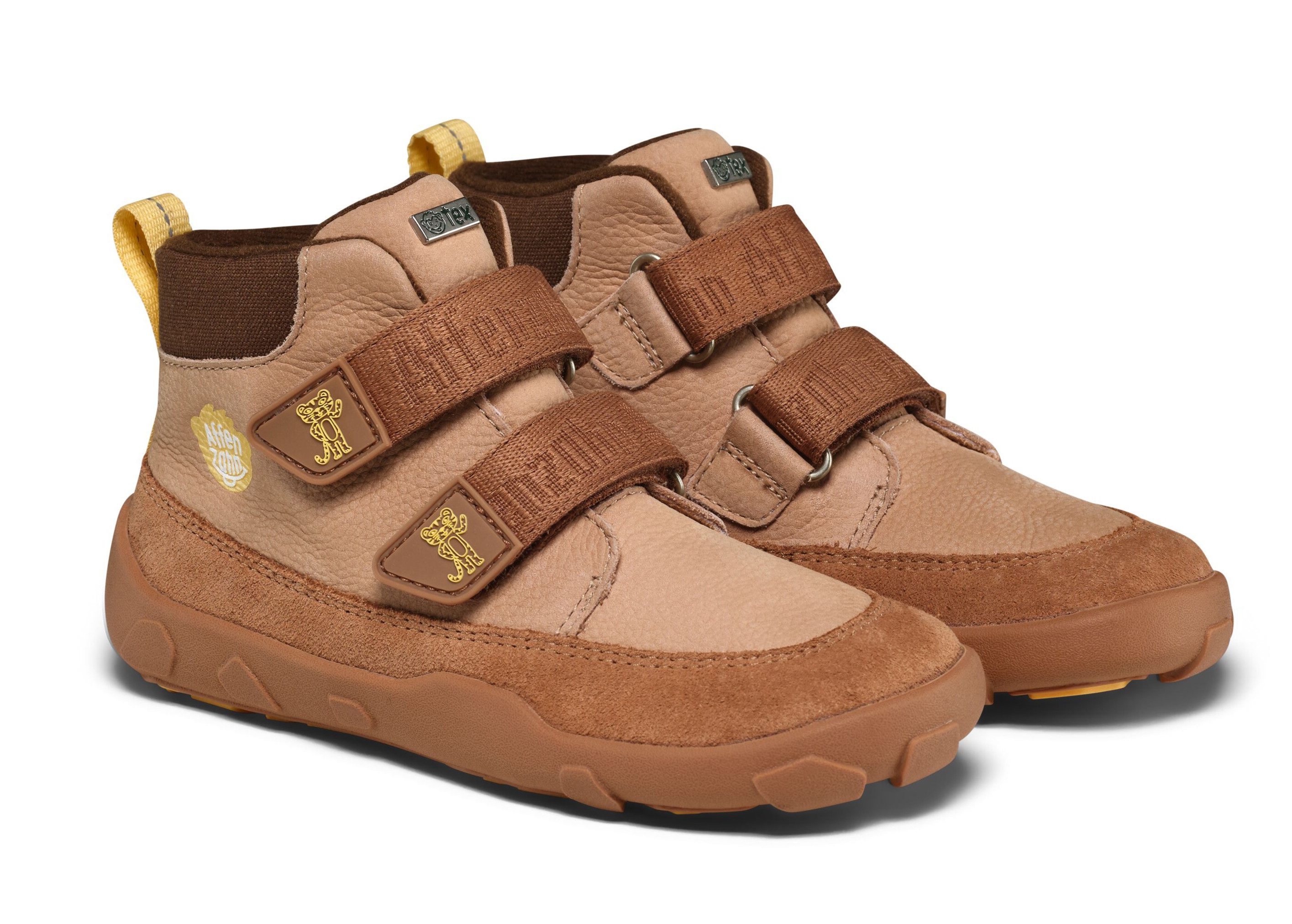 Affenzahn Affenzahn Barfußschuhe Übergangsschuh Leder Friendy Lauflernschuh – Bild 3 von 5