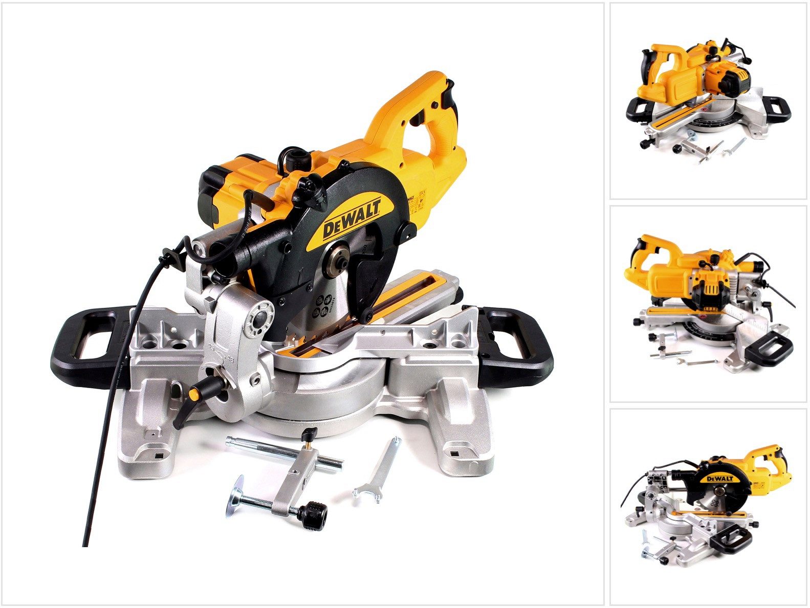 DeWalt Kapp- und Gehrungssäge DWS 774 Paneelsäge 1400W 216mm Solo