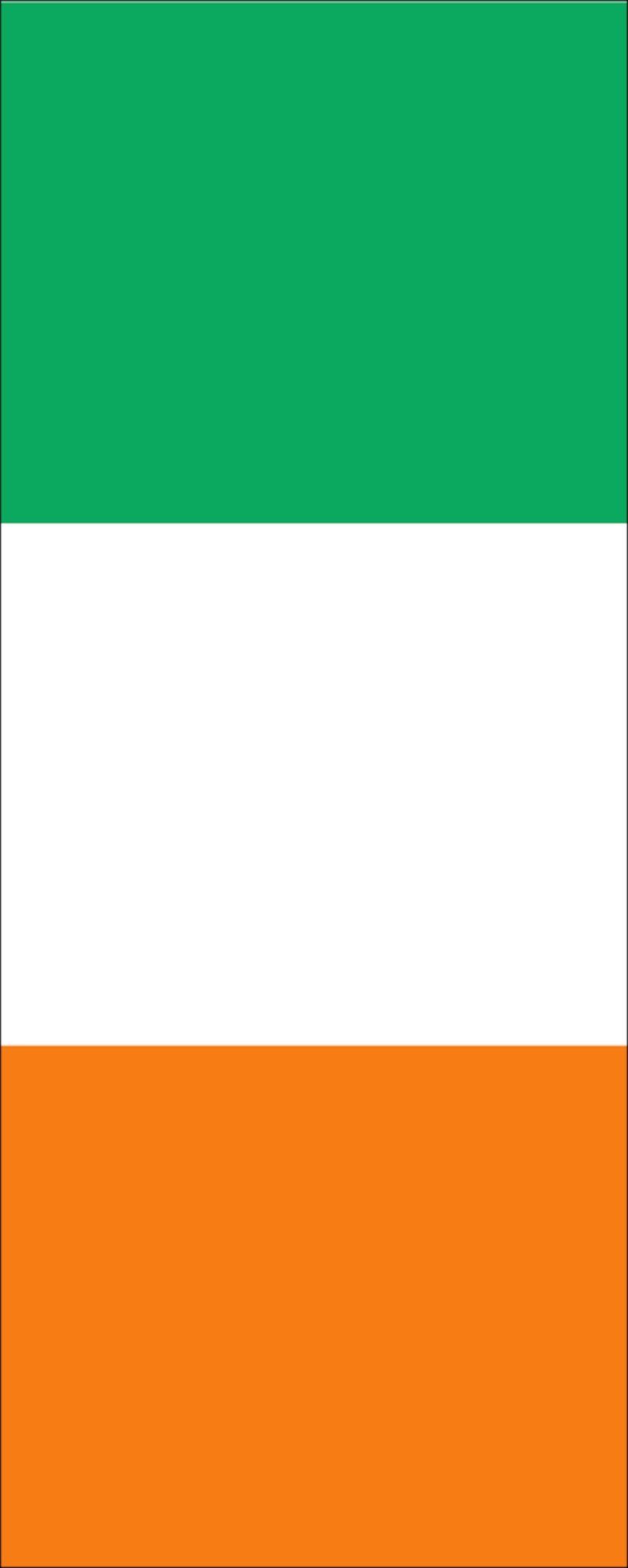 flaggenmeer Flagge Flagge Irland 110 g/m² Hochformat