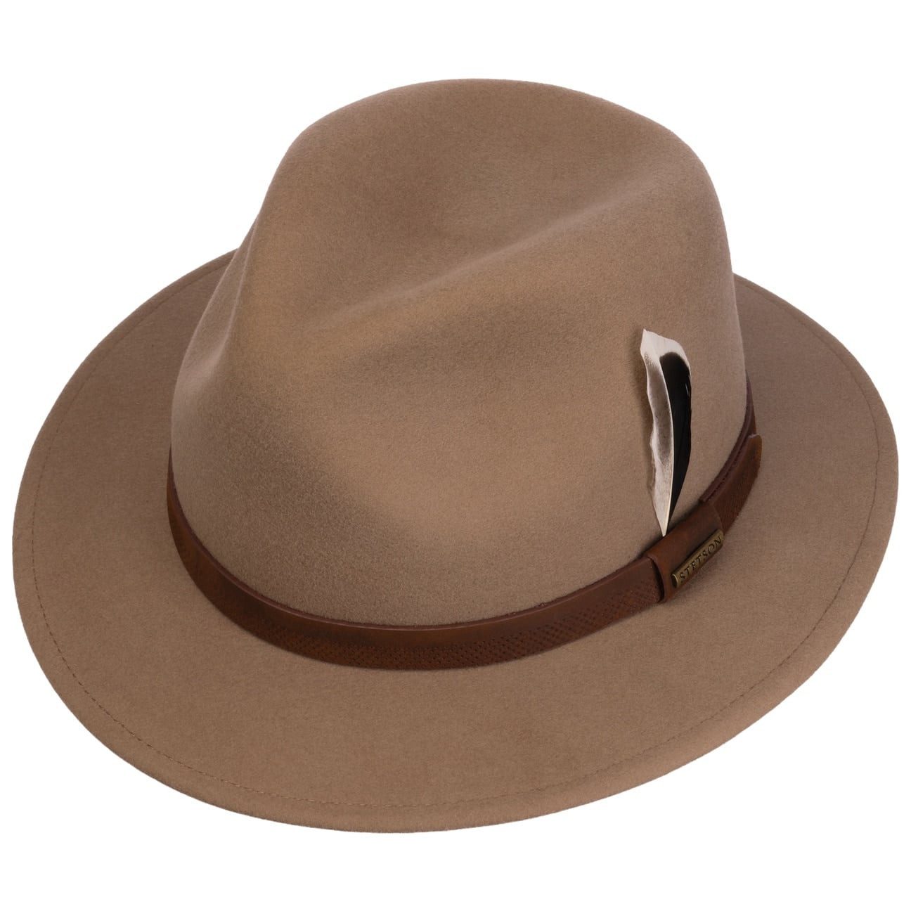Stetson Filzhut (1-St) Wollfilzhut mit Lederband
