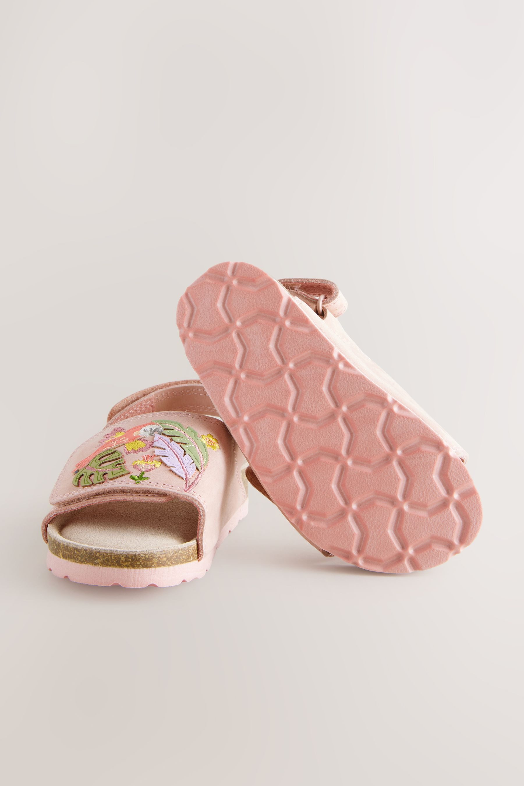 Next Sandalen mit Klettverschluss und Kork-Fußbett Sandale (1-tlg)