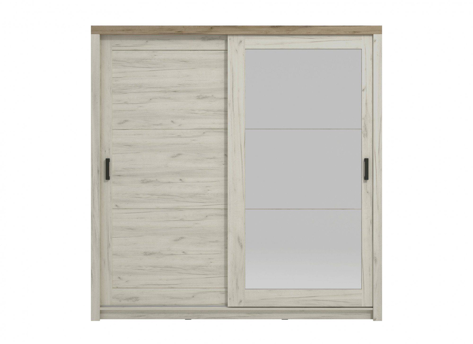 Home affaire Kleiderschrank Kent, FSC®-zertifizierter Holzwerkstoff, Made in Europe mit Spiegel und Schiebtüren, 223,5x67x227cm