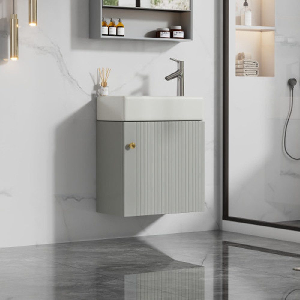 XDeer Badezimmer-Set Badezimmermöbel Waschbecken mit Waschtischunterschrank günstig online kaufen