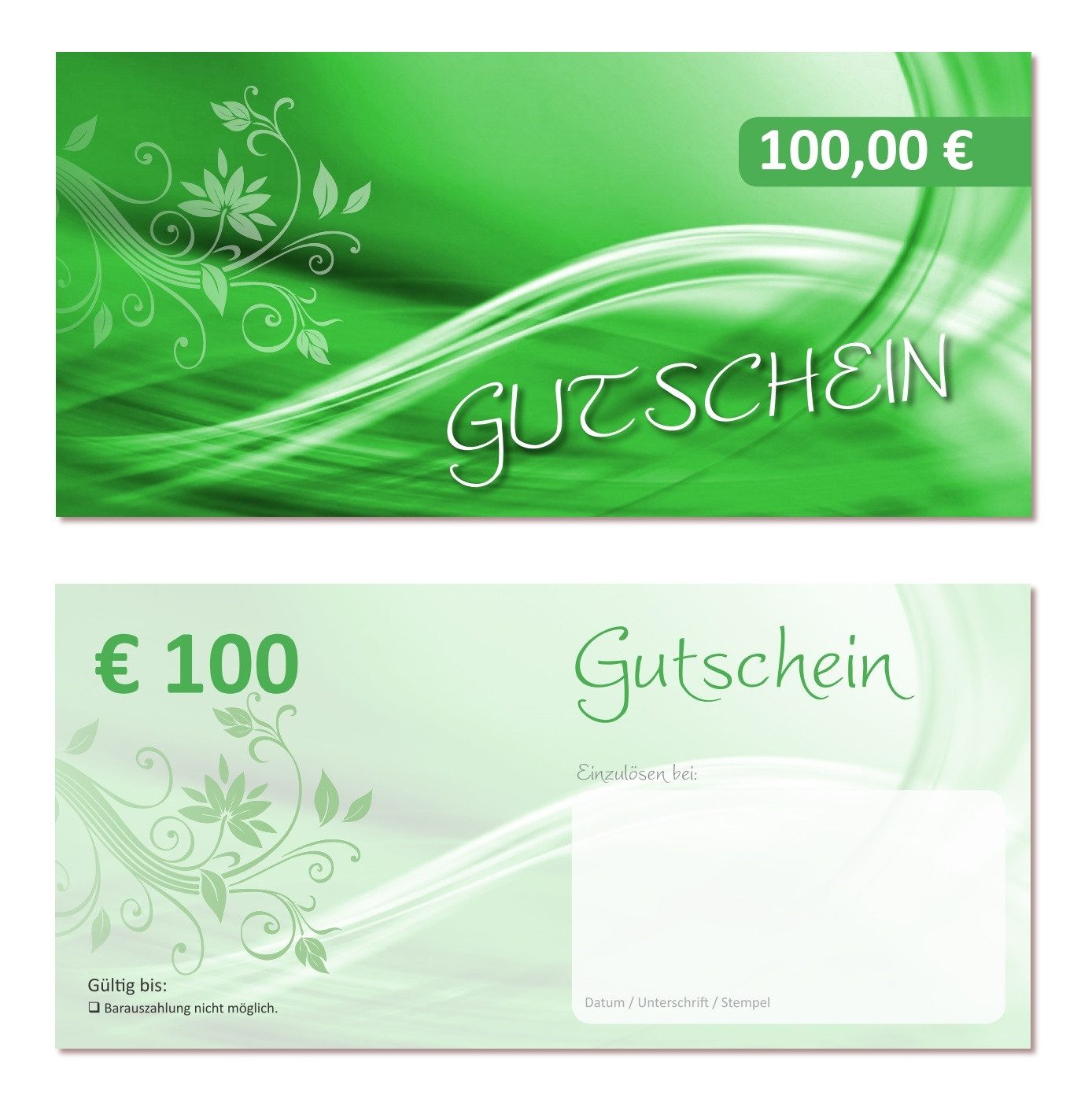 LYSCO Geschenkkarte Geschenkgutschein Festbetrag Festwert, Geldbetrag Euro Geldgeschenk