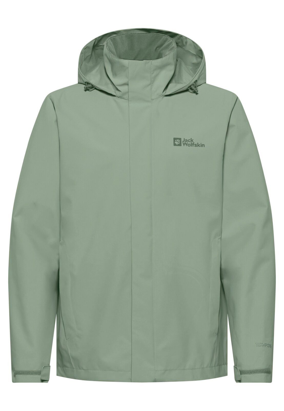 Jack Wolfskin Regenjacke Trailtime 2-Lagen (wasserdicht, atmungsaktiv) hell günstig online kaufen