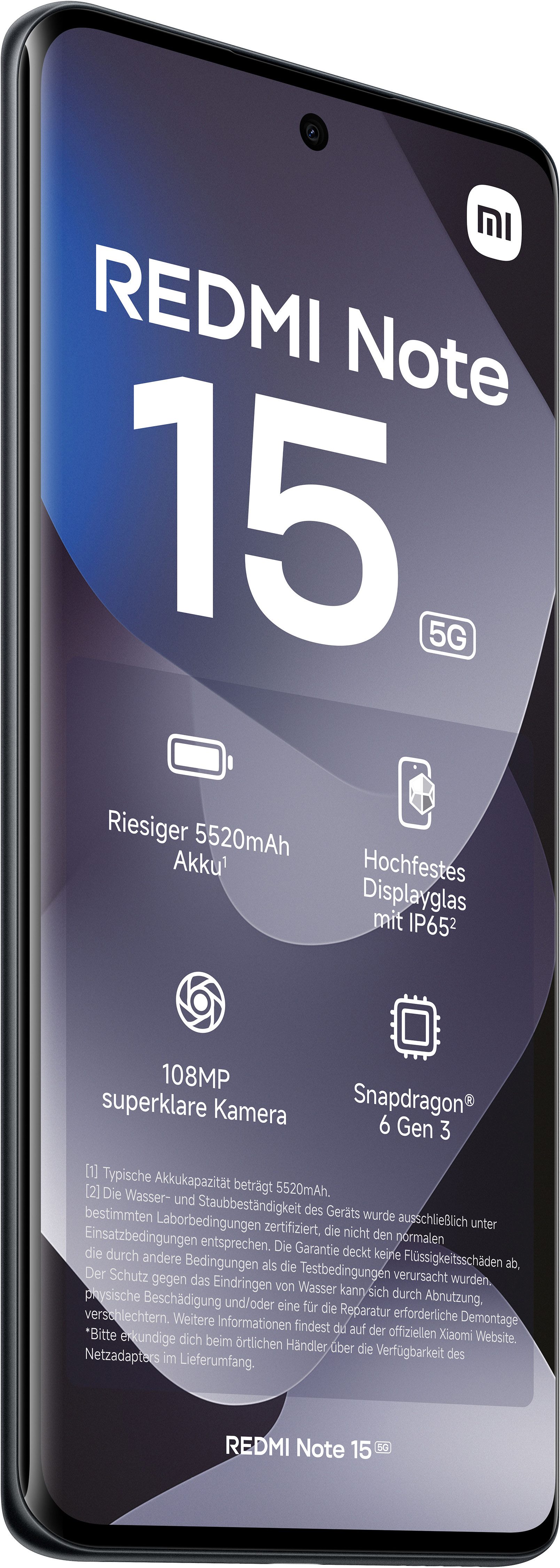 Xiaomi Redmi Note 15 5G 6+128 Smartphone (17 cm/6,7 Zoll, 128 GB Speicherplatz, 108 MP Kamera)