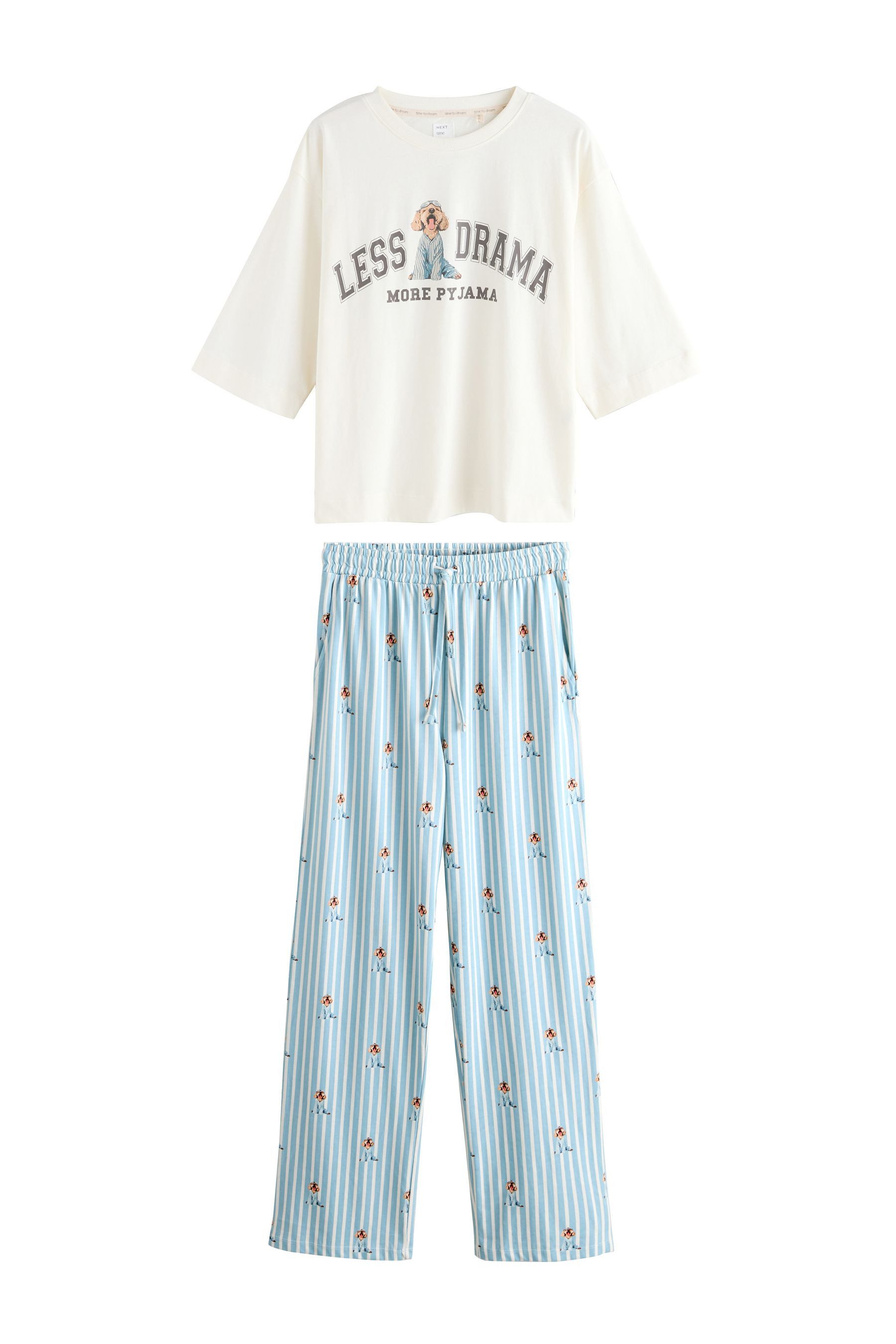 Next Pyjama Kurzärmeliger Baumwoll-Pyjama (2 tlg) günstig online kaufen