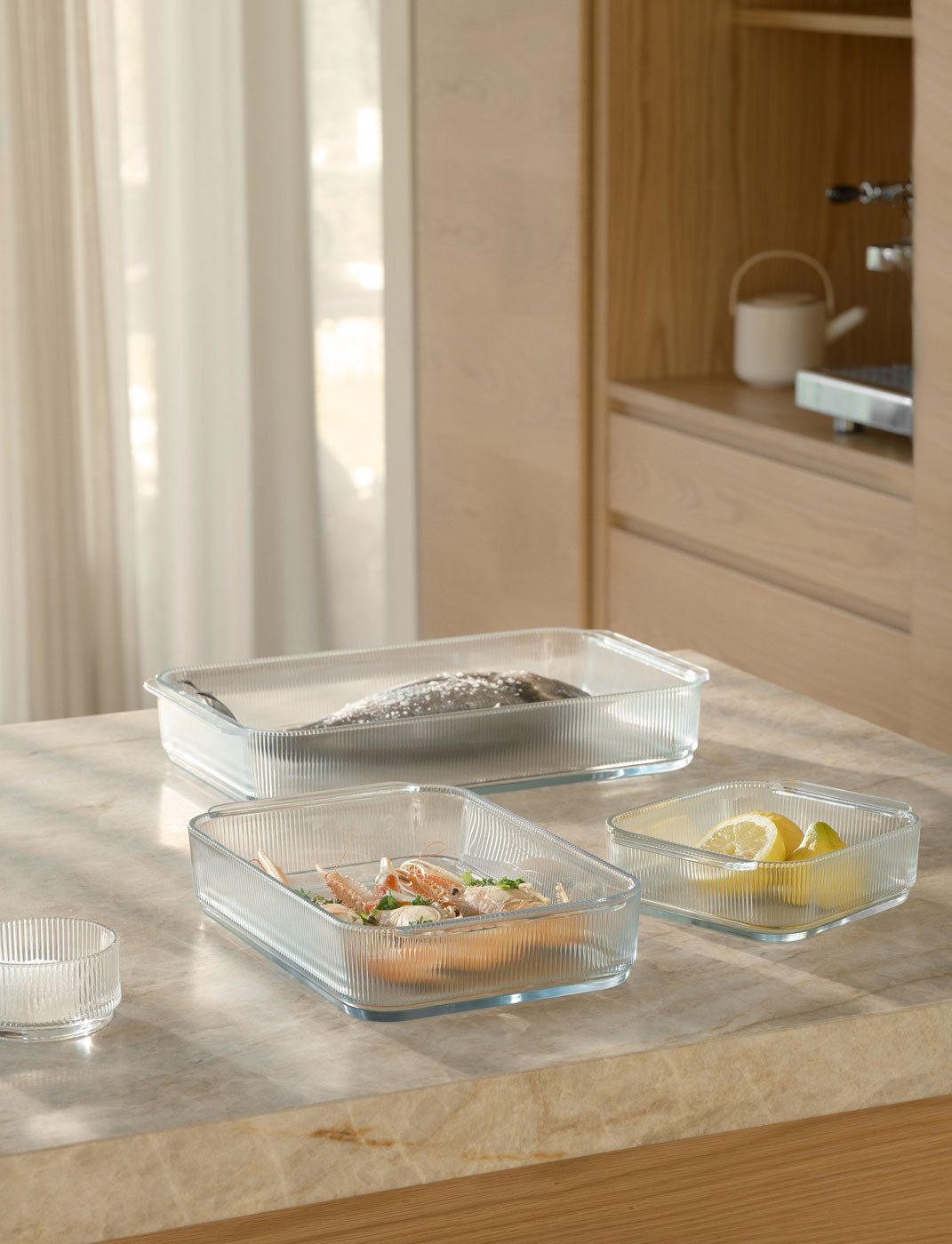 Stelton Auflaufform, Glas, stelton PILASTRO Auflaufform 20,7 x 6,3 x 33,1 cm