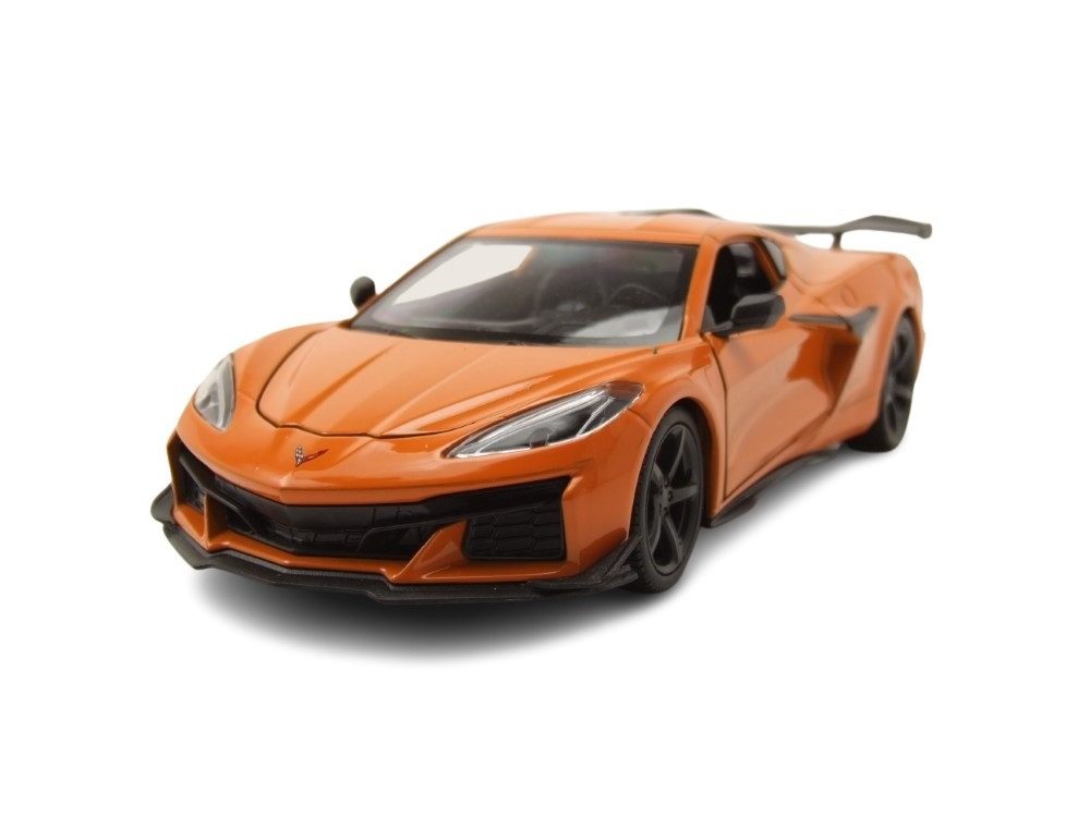 Welly Modellauto Chevrolet Corvette Z06 2023 orange, Maßstab 1:24