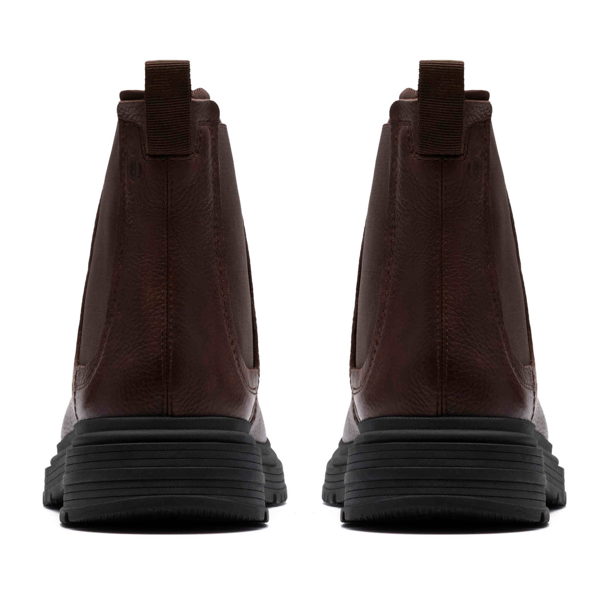 Clarks Badbury Chelseaboots Boots, Winterboots mit modischem Blockabsatz günstig online kaufen