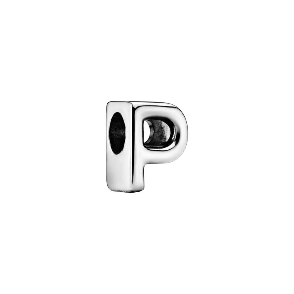 Pandora Charm Buchstabe Pandora Alphabet-Charm Buchstabe Letter P Sterling-Silber 797470