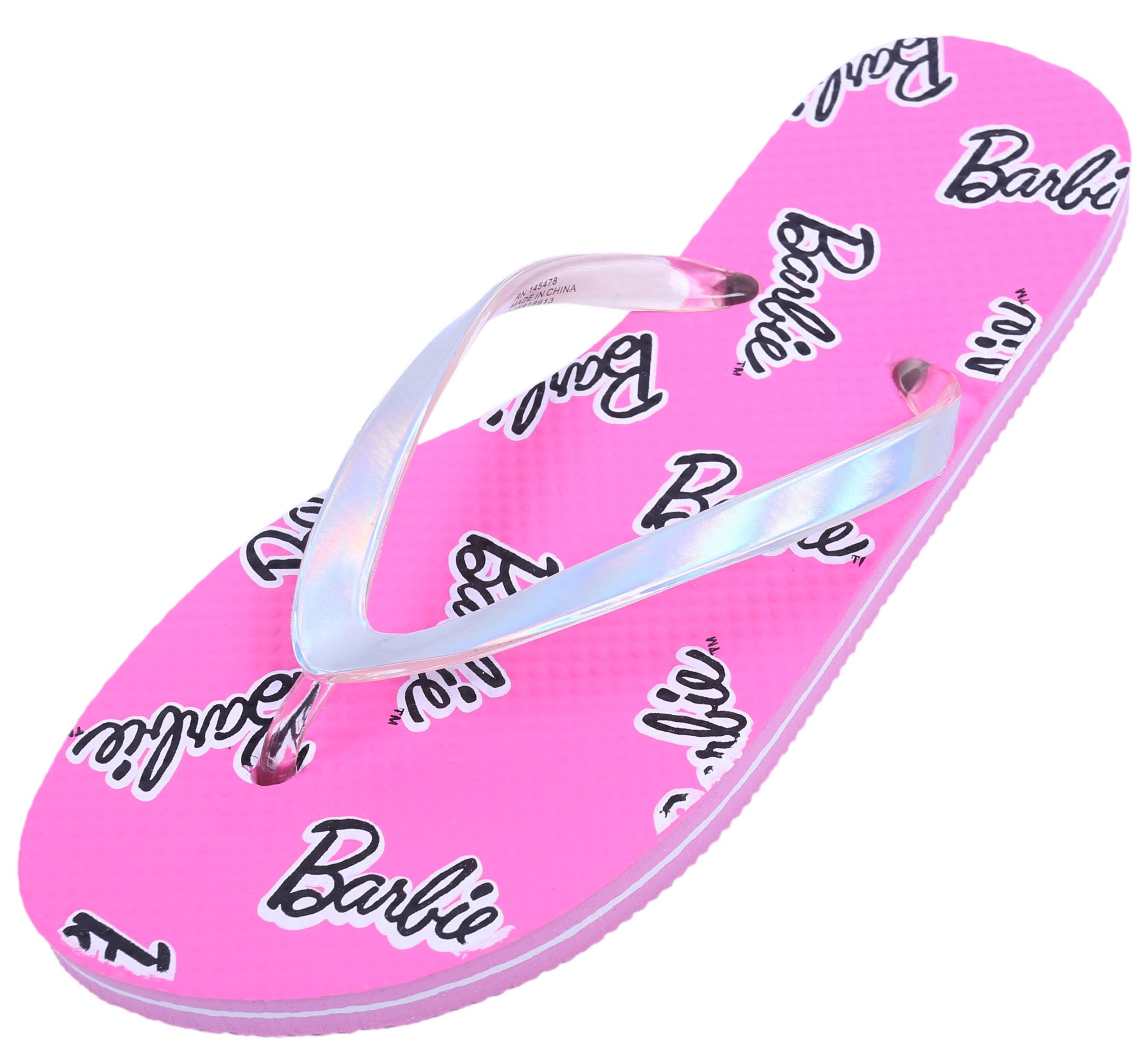 Barbie Pinke Flip-Flops/Badelatschen Zehentrenner für Mädchen Barbie 38-39 EU Badezehentrenner