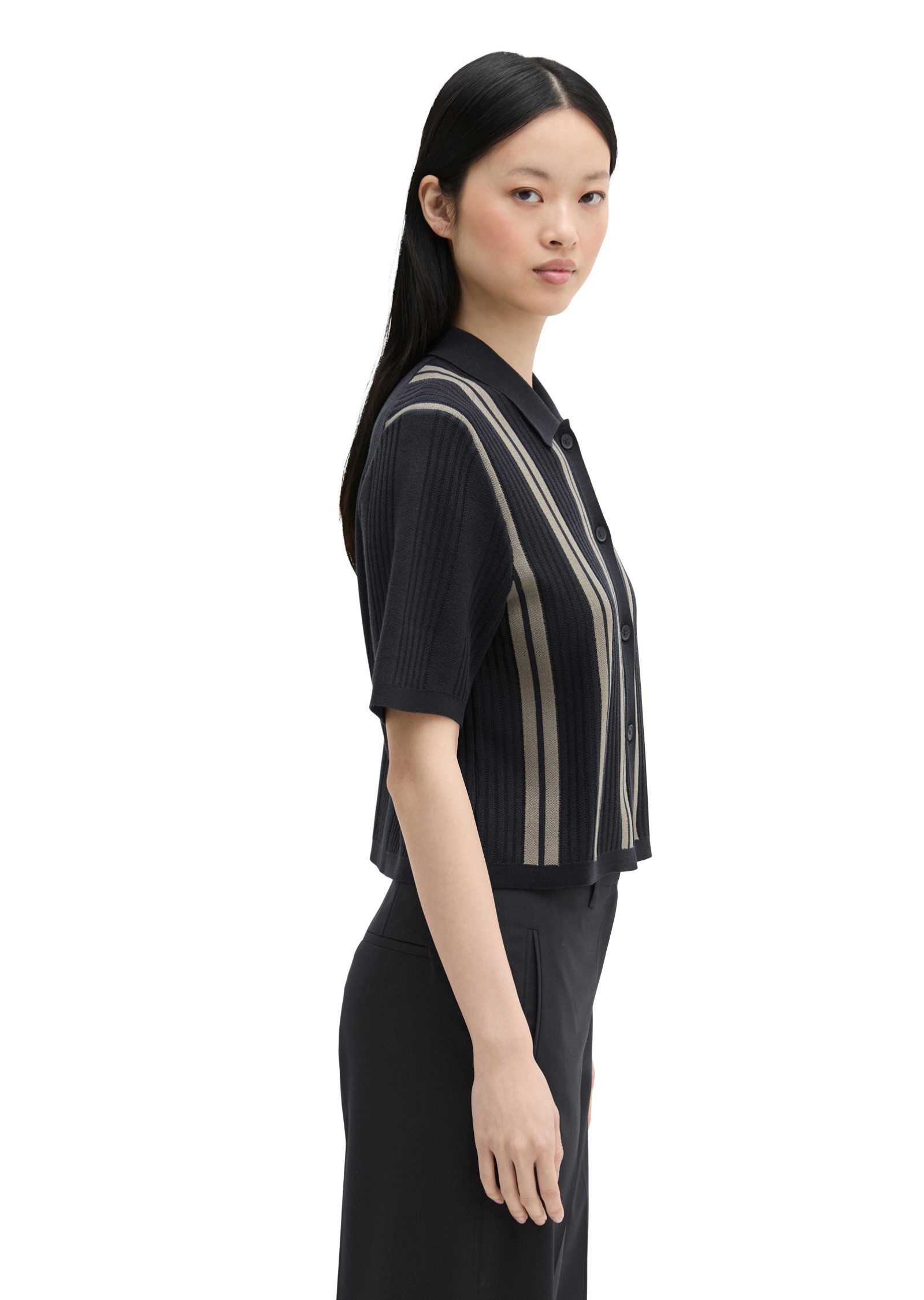 Marc O'Polo Cardigan aus merzerisierter Bio-Baumwolle