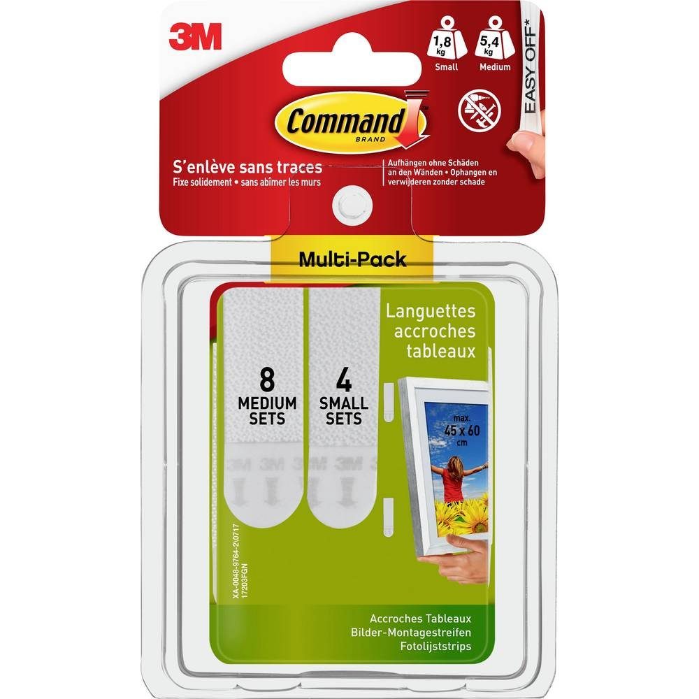 Klebehaken Command™ Bilder-Montage Strips S und M