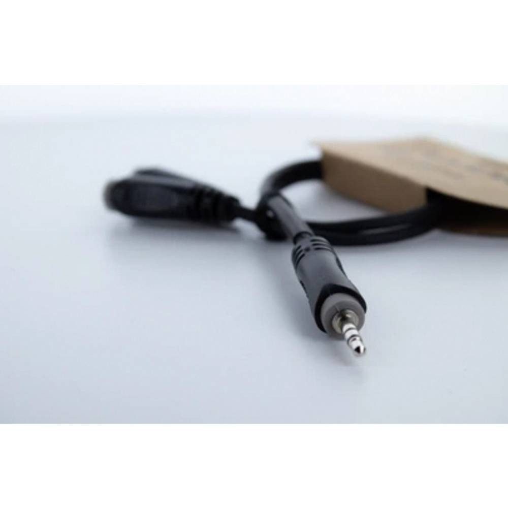 Cordial Y-Adapter Connector 1: Plug 3.5 stereo black/2x Jack Socket 14883 Audio- & Video-Kabel, PVC-Mantel, Zwillingsleitung