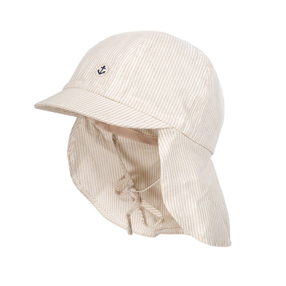 MAXIMO Schirmmütze MINI BOY-Schildmütze, Anker Bindeband, Nackenschutz, (1-St)