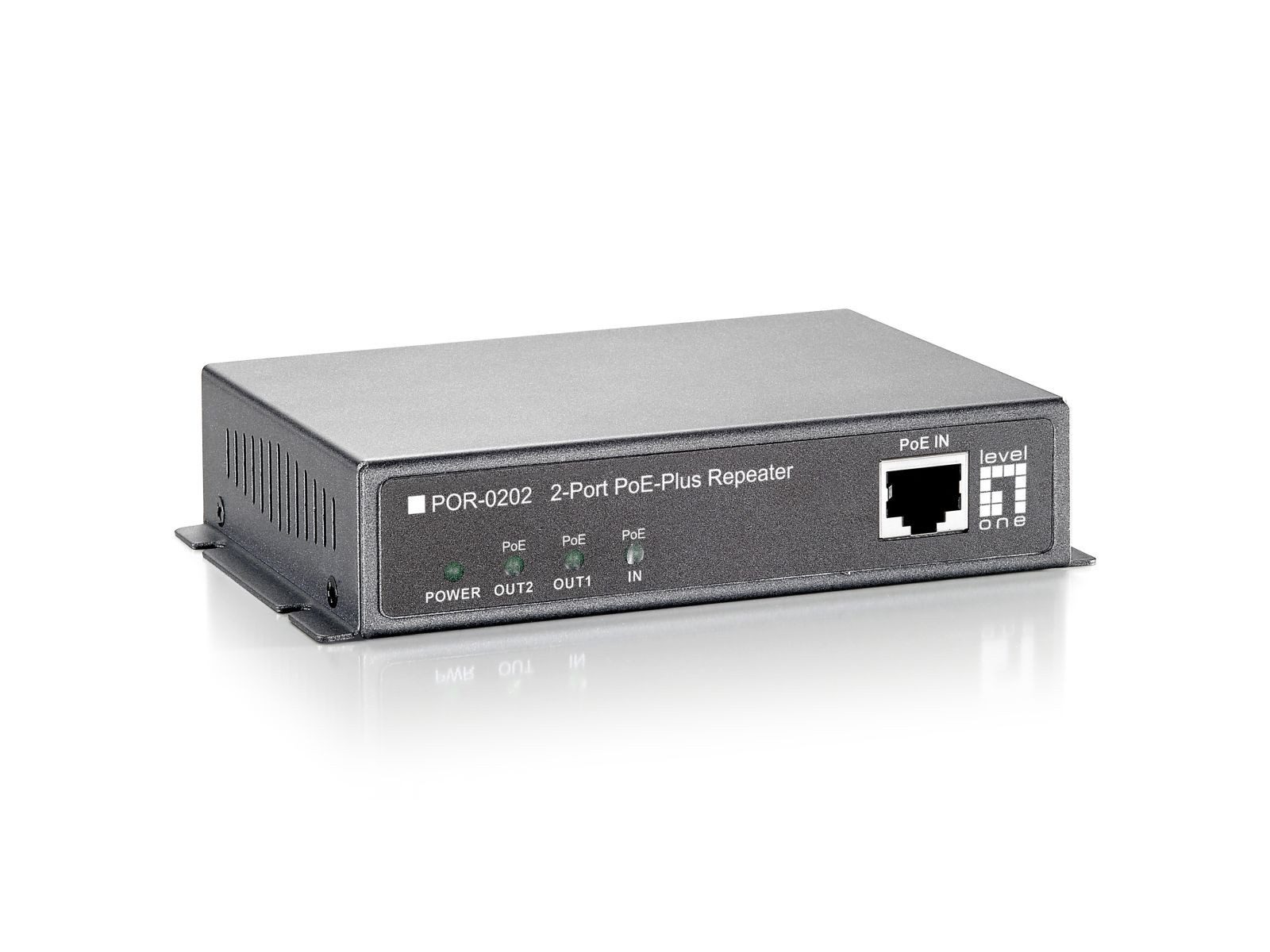 Levelone POR-0202 - Repeater - 100Mb LAN - 10Base-T, 100Base-TX WLAN-Repeater
