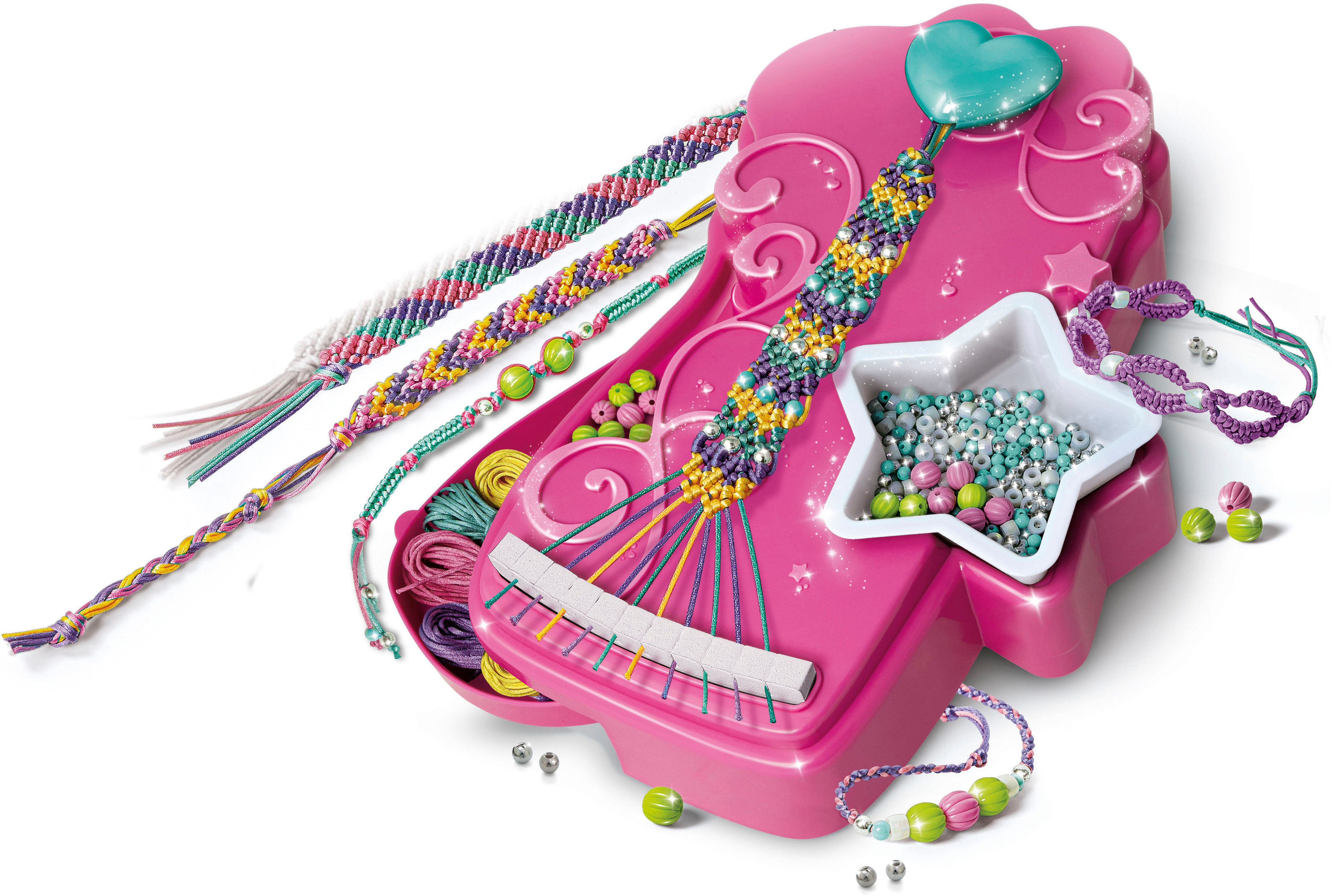 Clementoni® Kreativset Crazy Chic, Freundschafts-Armbänder, Made in Europe