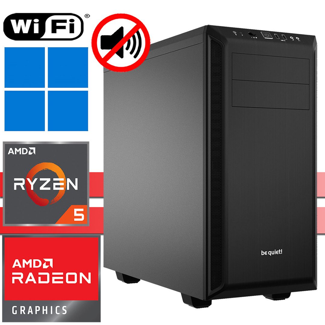X-HARDWARE X-Power 8600G, 16GB DDR5 RAM, 256GB SSD + bis zu 4TB HDD Business-PC (AMD Ryzen 5 8600G, AMD Radeon Graphics, 16 GB RAM, 2000 GB HDD, 256 GB SSD, Luftkühlung, Windows 11 Professional)