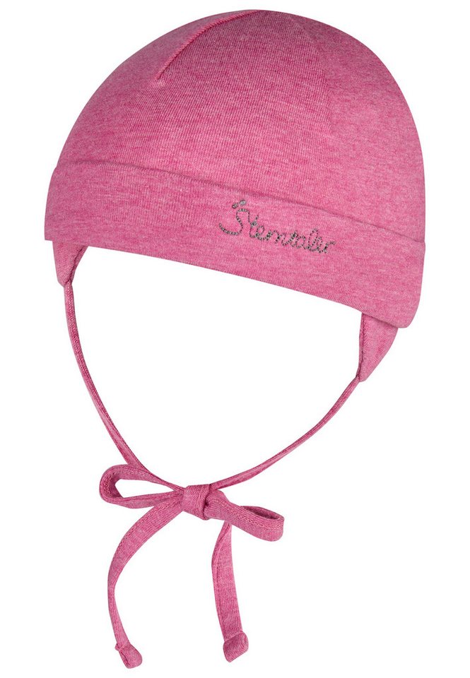 Sterntaler® Beanie OCS Beanie melange (1-St) Babymütze aus Singlejersey Beaniemütze unifarben