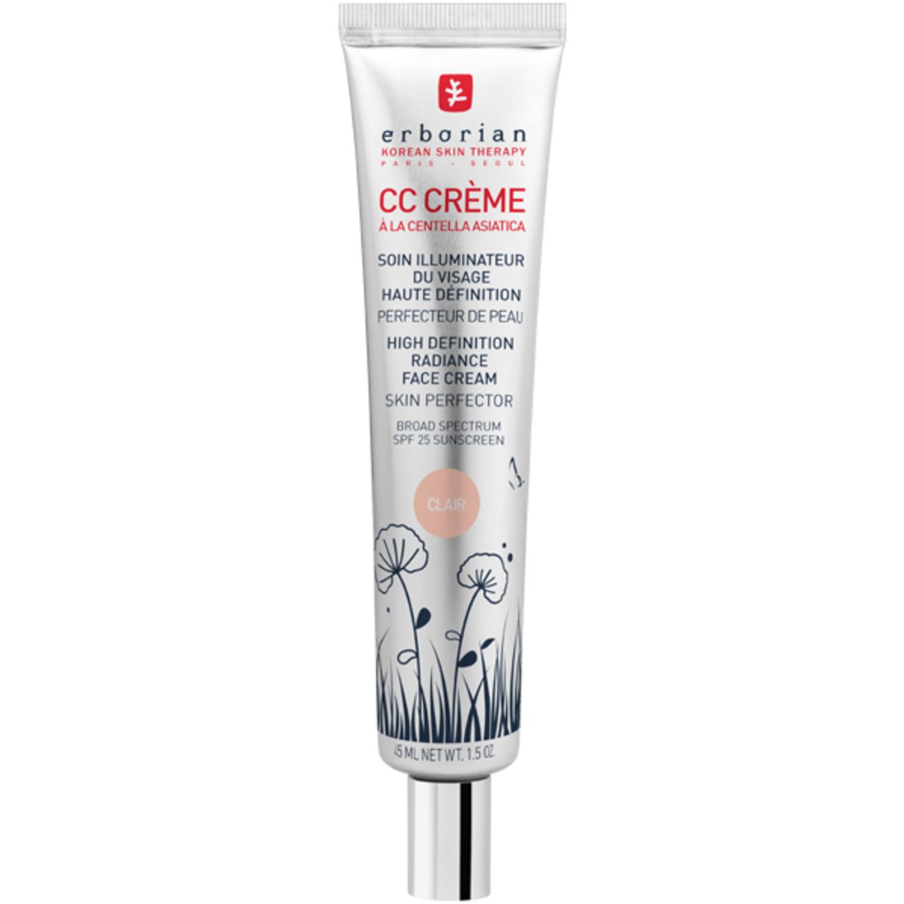 Erborian CC-Creme CC Crème à la Centella Asiatica, Alle Hauttypen, Lichtschutzfaktor: 25