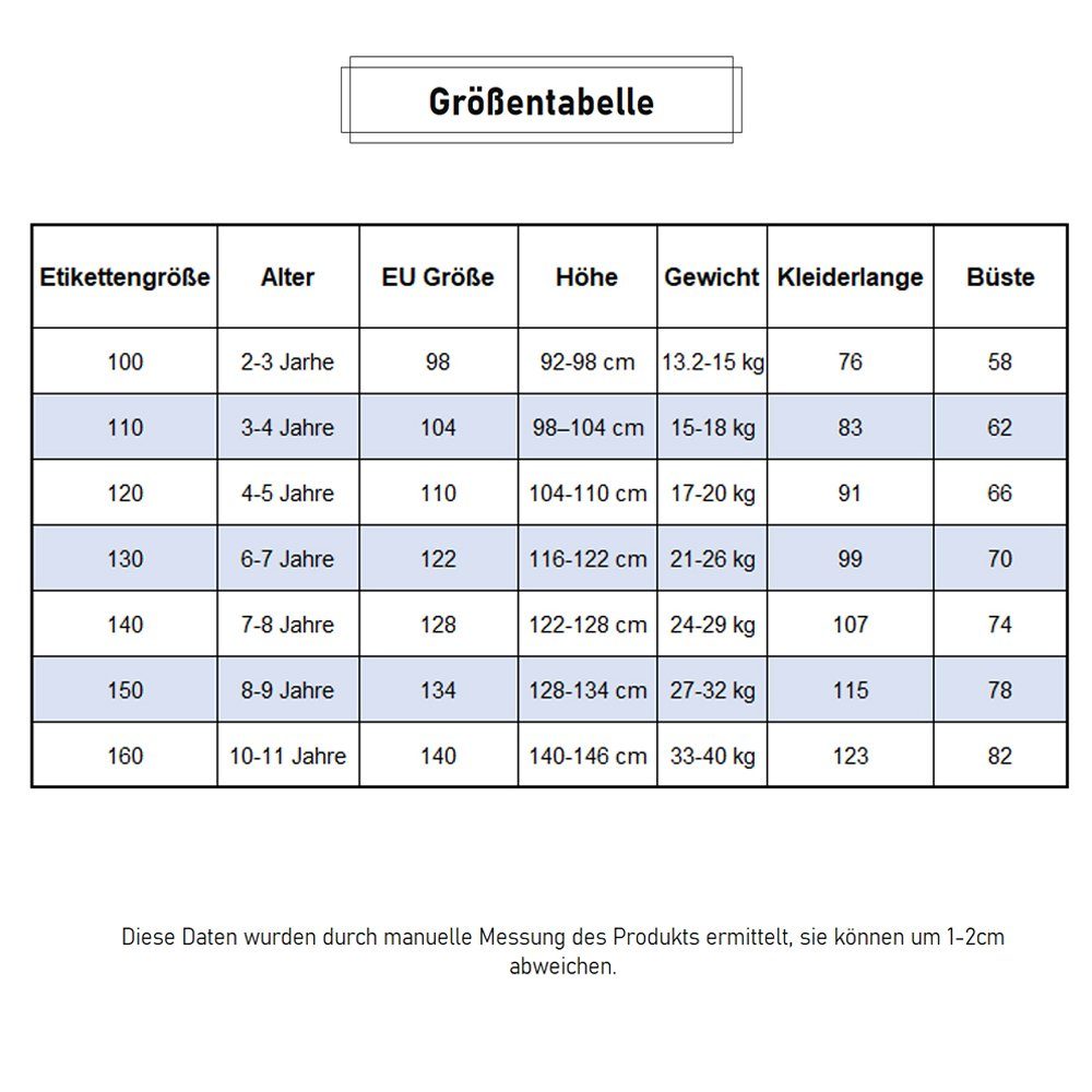 Maxikleid Bedrucktes LAPA mit Kleid Kleid, Tüllkleid, Abendkleid Schleife (1-tlg)