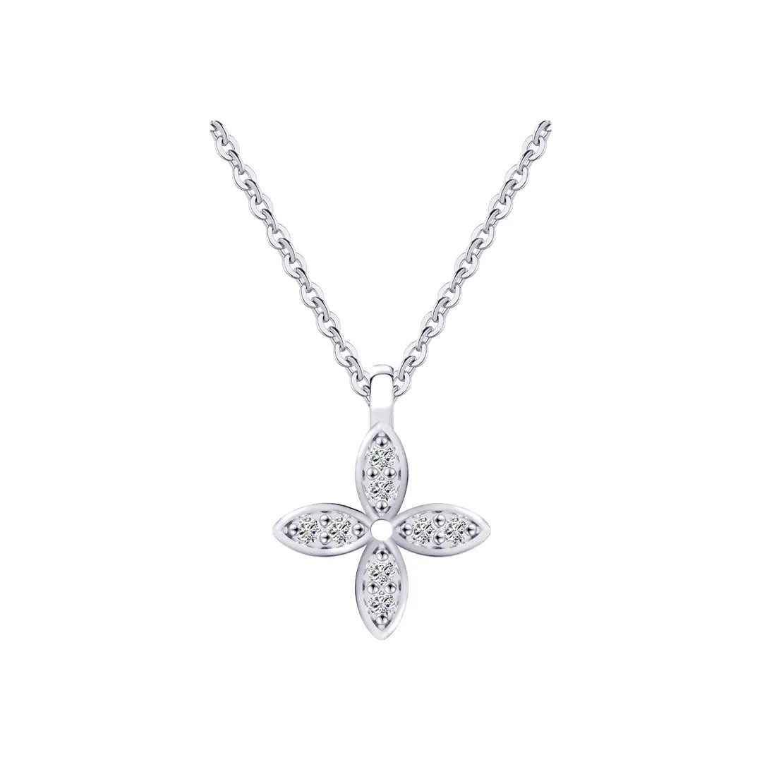 Kette mit Anhänger Suzan Gold® 925 Silber Damenkette silberfarben, Zierliche Halskette