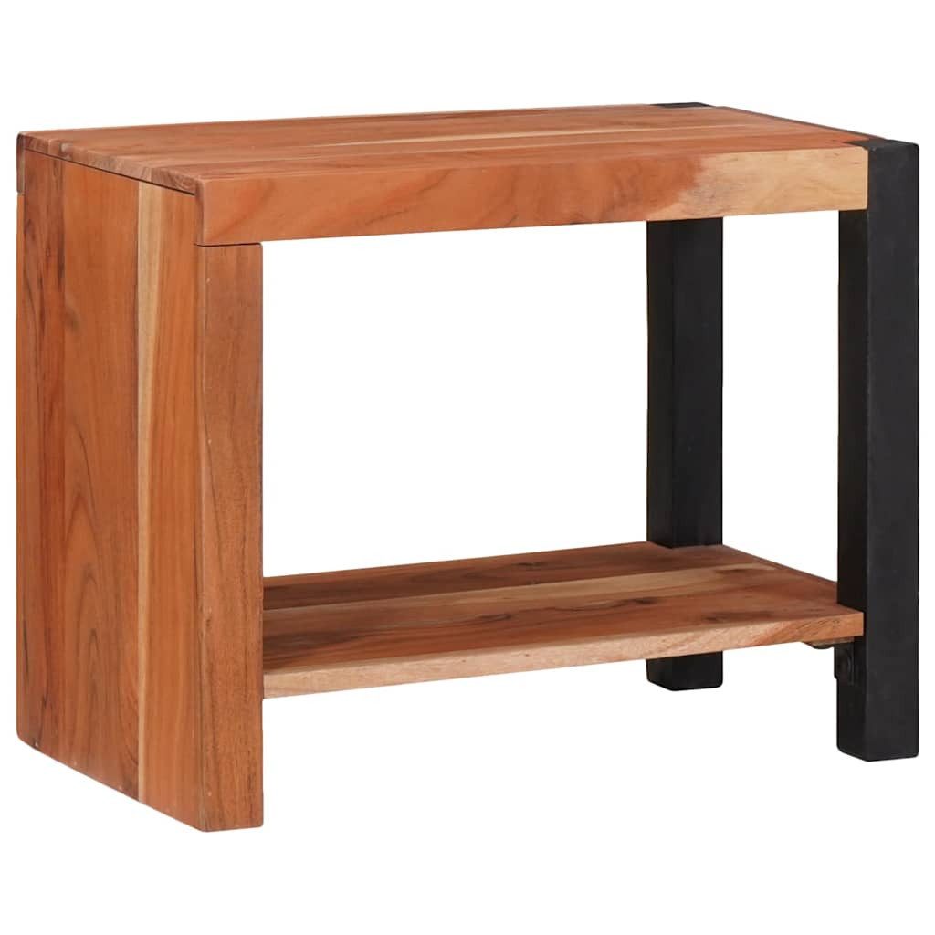 vidaXL Bücherregal Bücherregal Braun 50 x 30 x 40 cm Massivholz, 1-tlg.