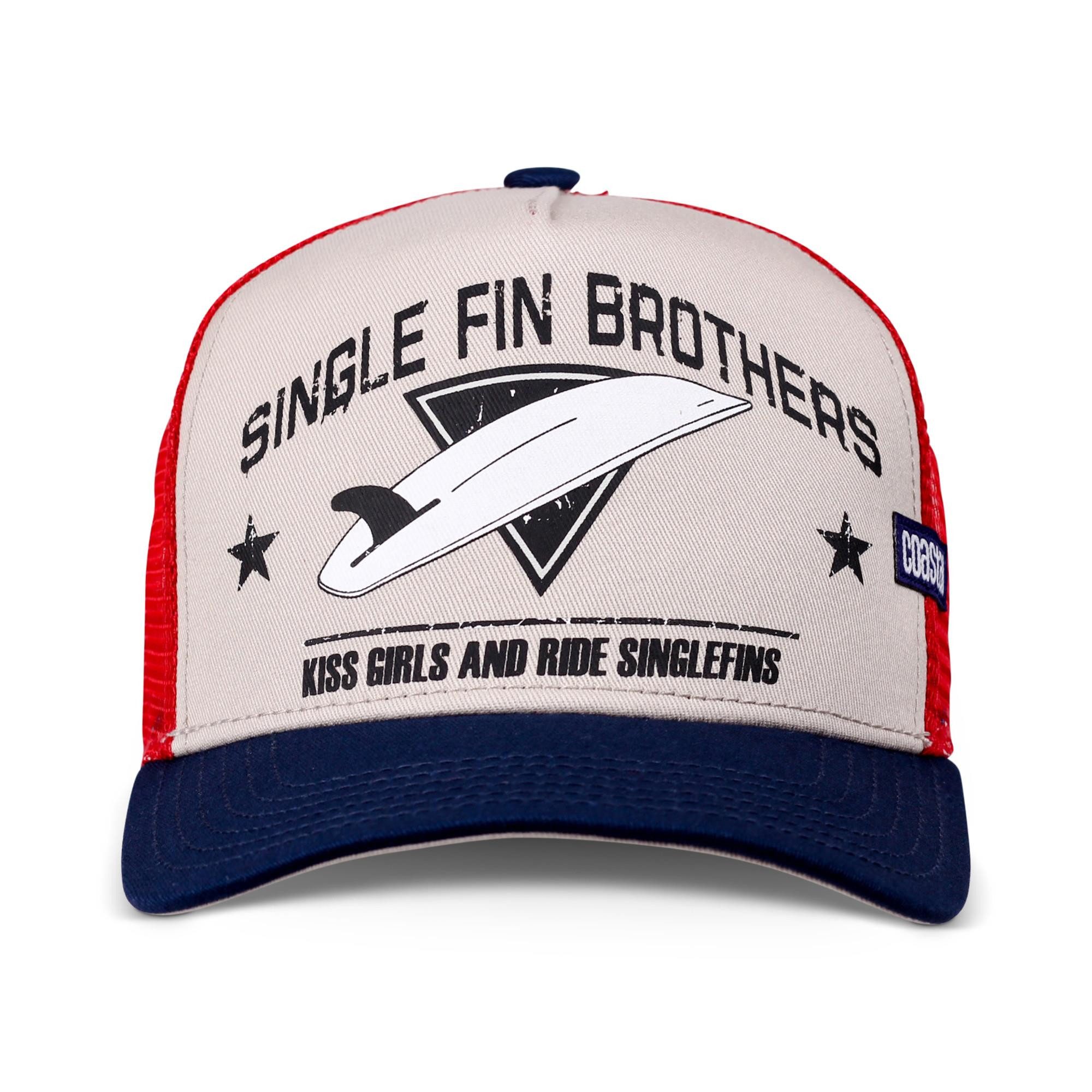 Coastal Trucker Cap COASTAL HFT Single Fin Brothers White (Basecap, Meshcap günstig online kaufen