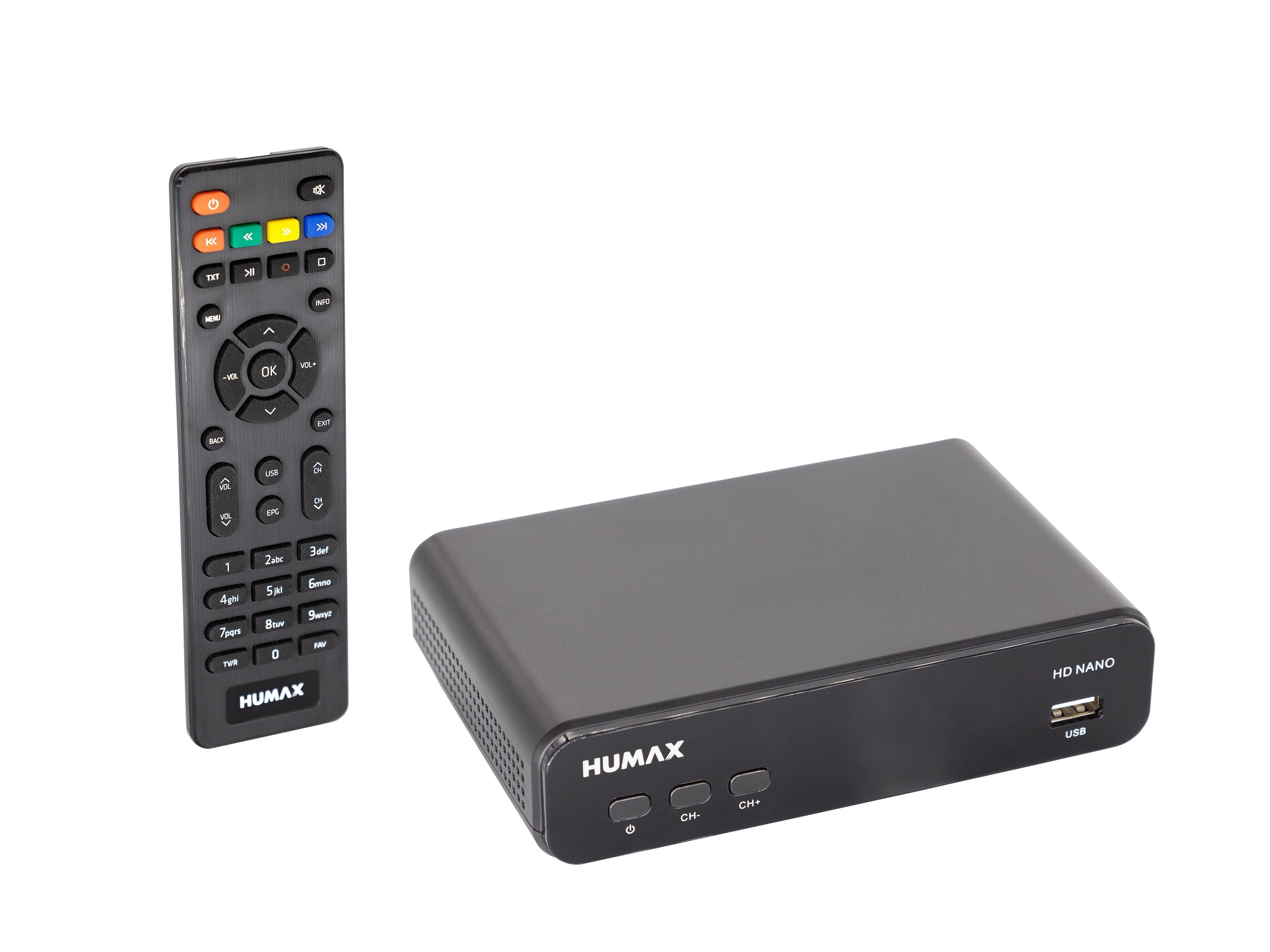 Humax HD Nano + HDMI Kabel SAT-Receiver (Dolby Audio, HDMI, SCART)