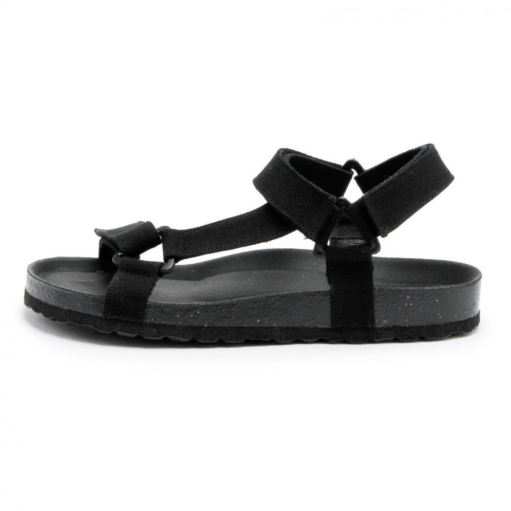 Grand Step Shoes Outdoor-Sandale Leo Black, vegane Sandale Sandale