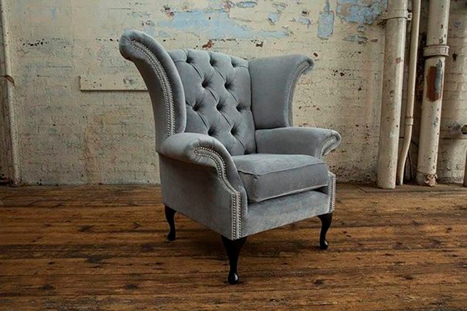 Ohrensessel Sessel Chesterfield JVmoebel Ohrensessel, Design