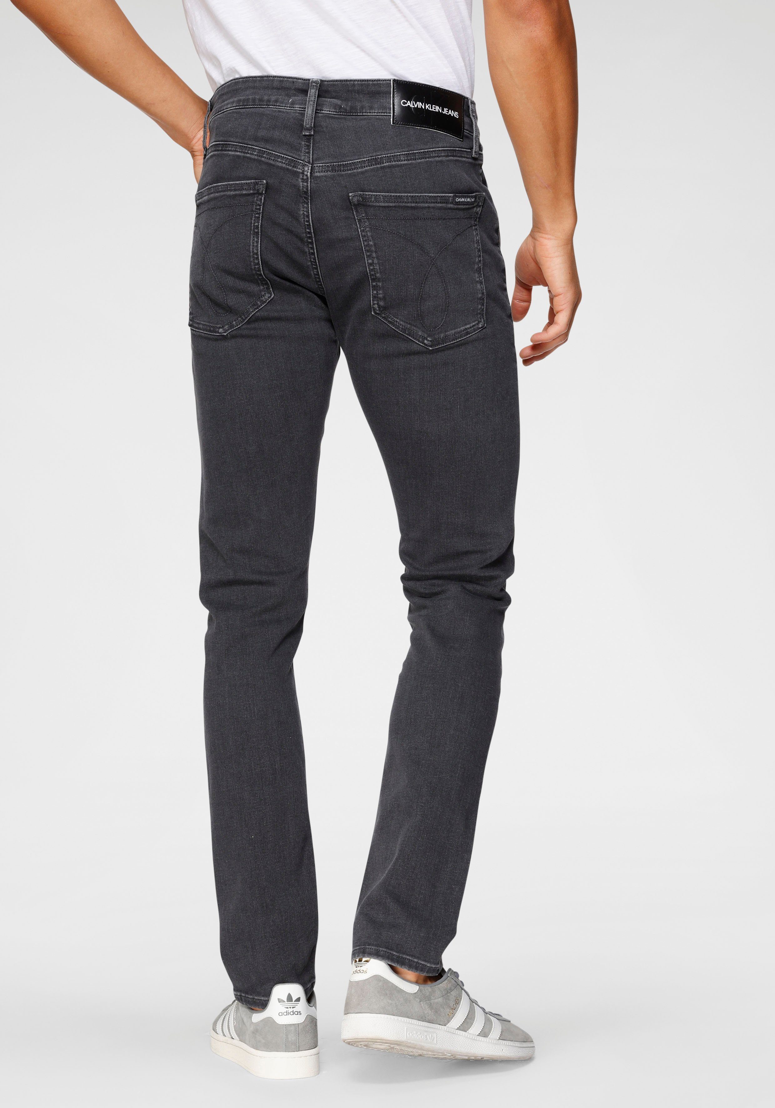 Skinny-fit-Jeans black-wash modische SKINNY Jeans Klein 016 Calvin Waschung CKJ