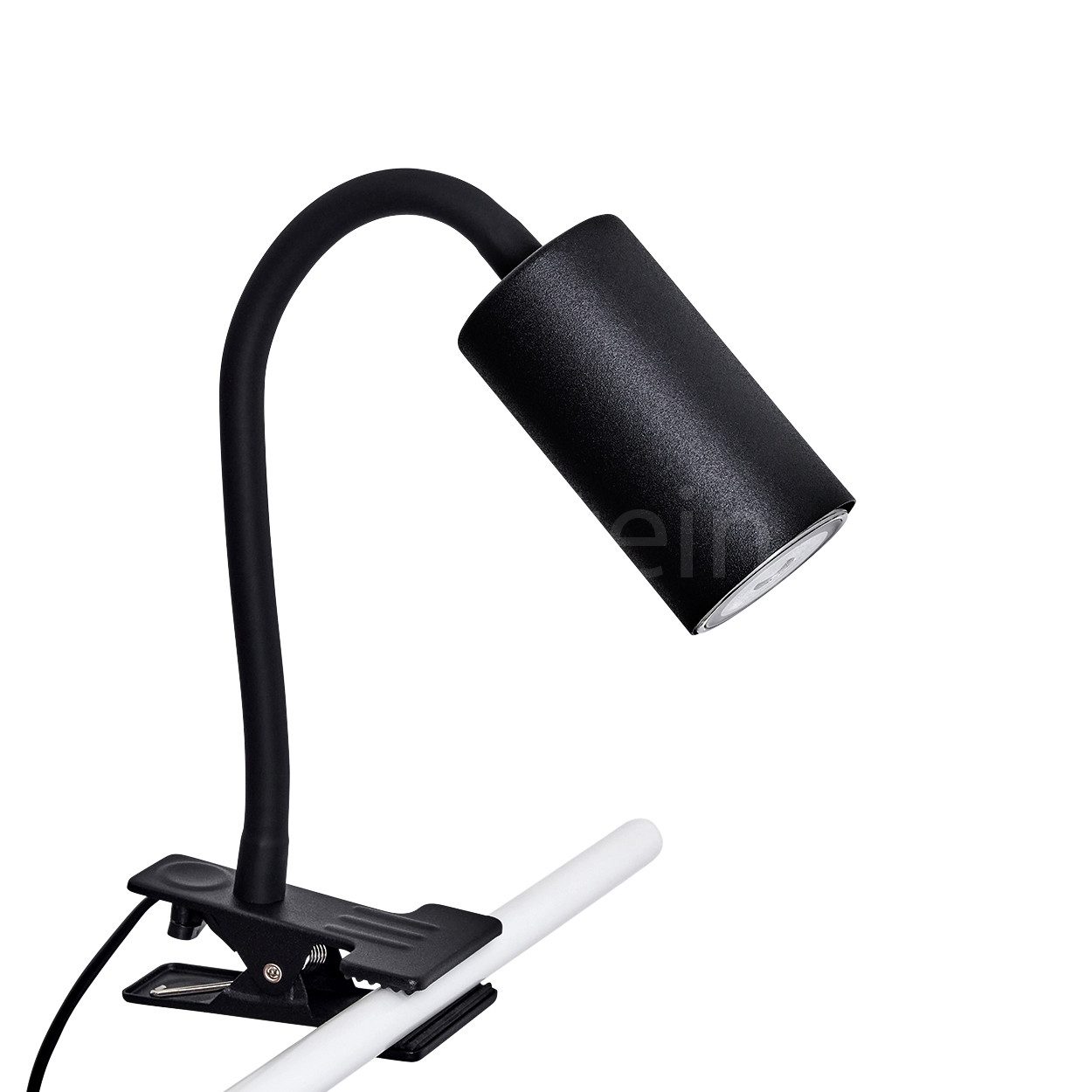 hofstein Klemmleuchte »Gambellara« moderne Klemmlampe aus Metall in Schwarz, ohne Leuchtmittel