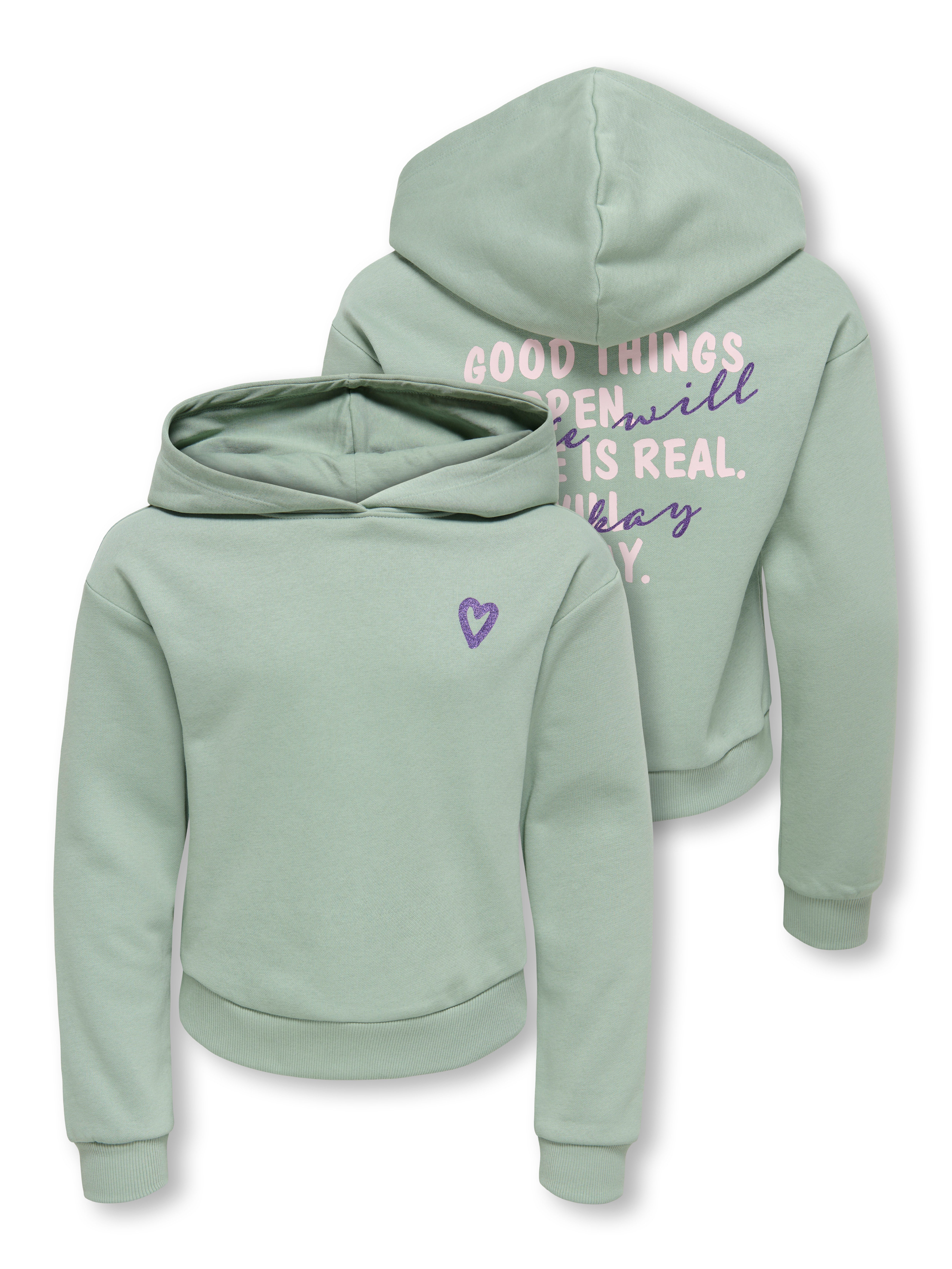 Green Milieu Print:Love is Real