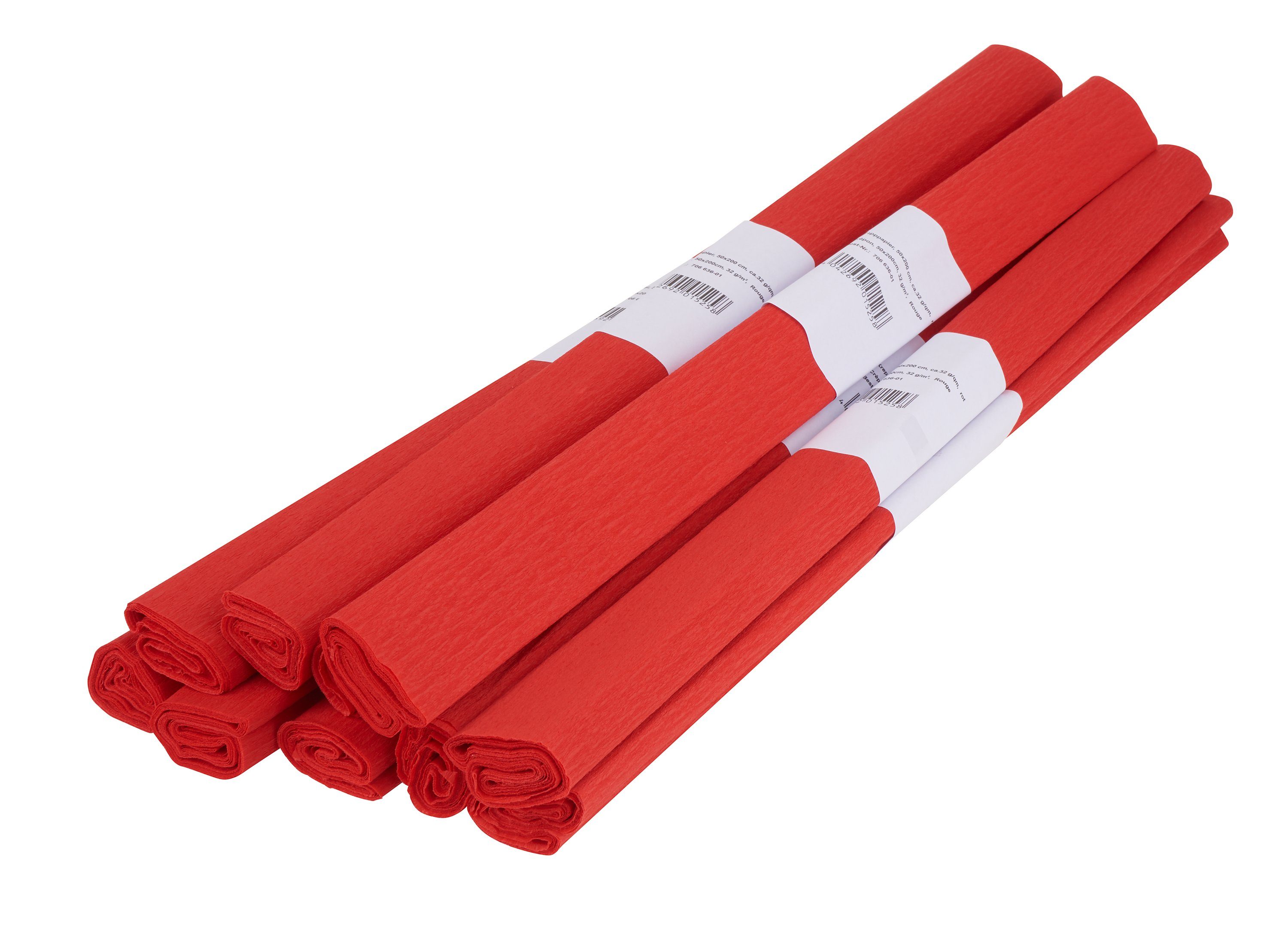 VBS Feinpapier Krepppapier Цветаfroh 50 x 200 cm, 10 Rollen