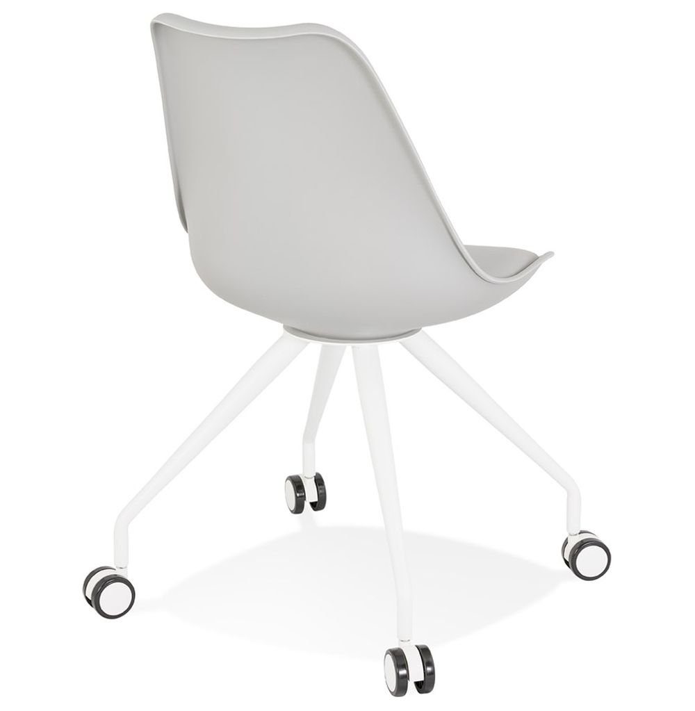 DESIGN Modern Bürostuhl x Stuhl KADIMA Textile (grey,white) Grau OSEA 60