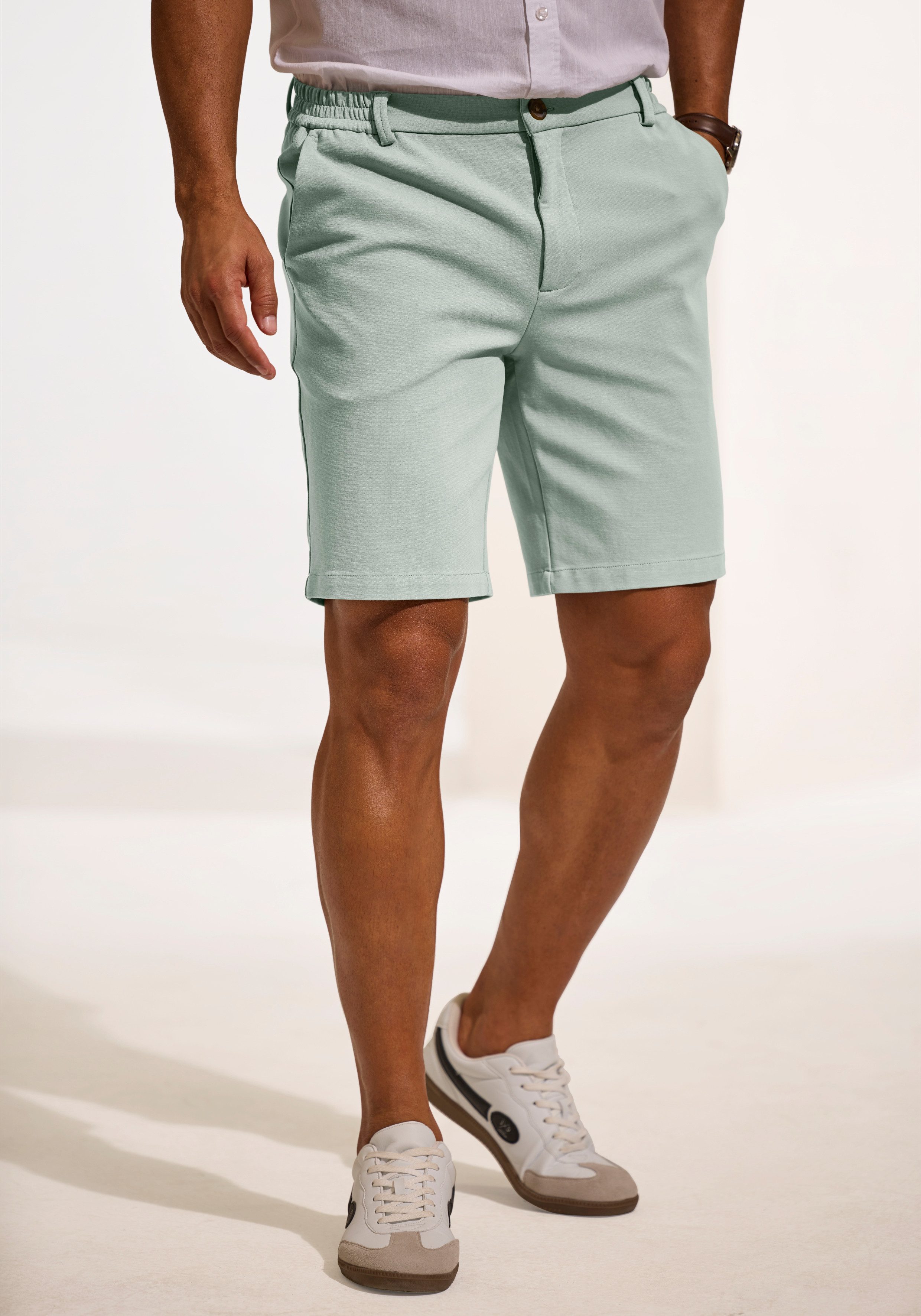 H.I.S Shorts, Dehnbund-Hose mit seitlichem Gummizug, auch in großen Größen Komfortbund - besonders bequem