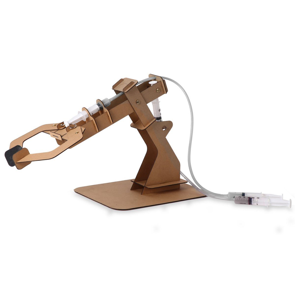 Kikkerland Lernspielzeug Newtons Lab Hydraulic Claw DIY Roboterarm Klaue Robotik Hydraulik