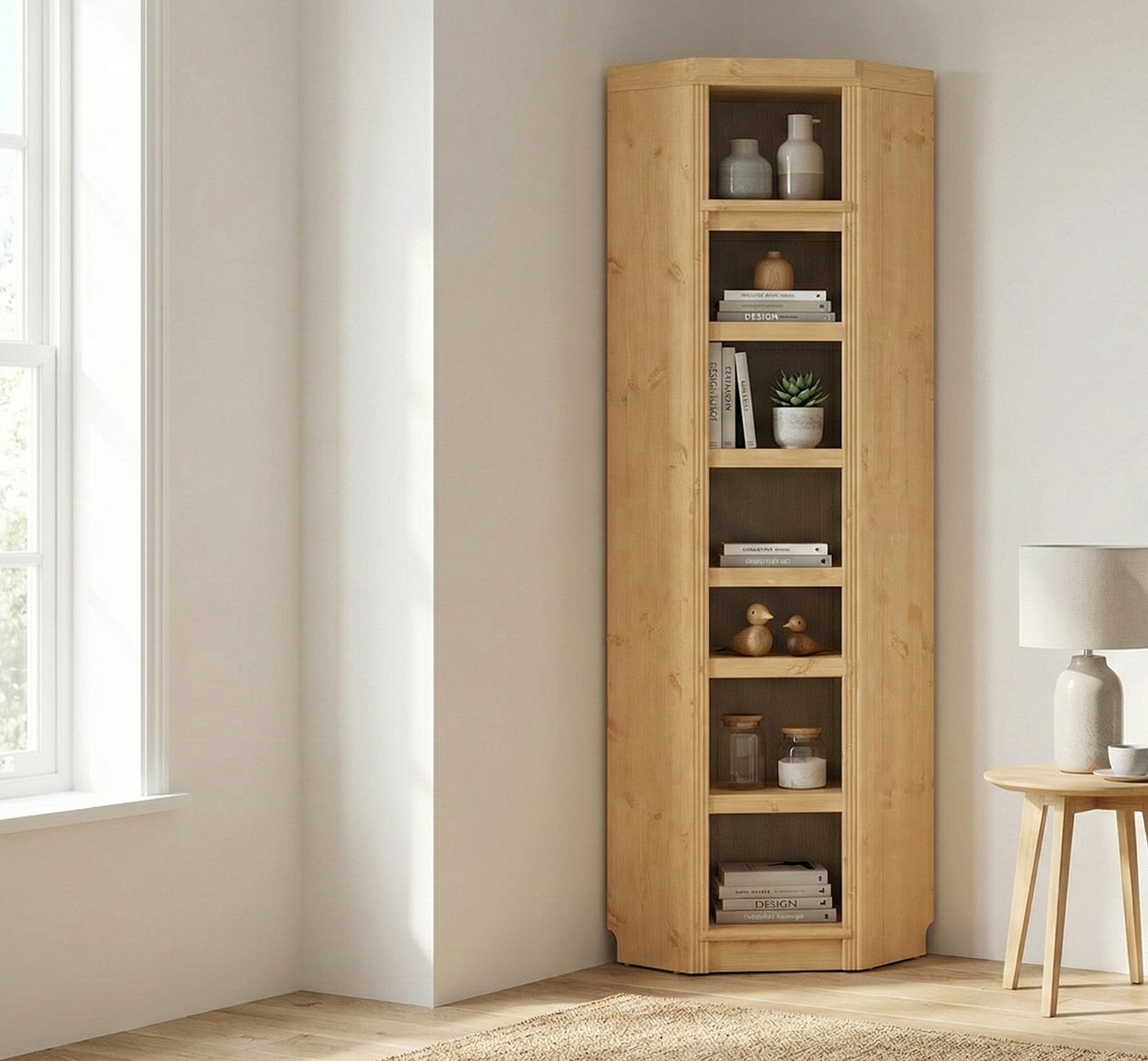 OTTO home Eckregal Soeren Regal Höhe 220 cm, massive Kiefer, FSC®-zertifiziert, passend für Regale Soeren mit einer Tiefe von 29 cm