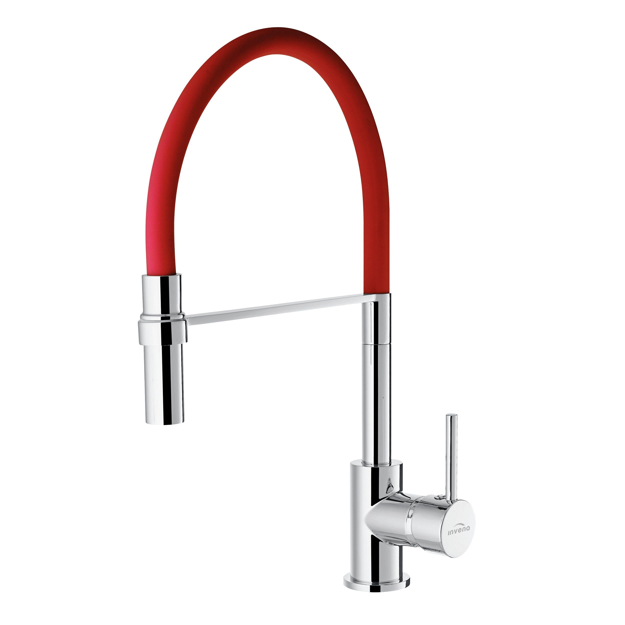 KOLMAN Küchenarmatur KAMELEON Wasserhahn Mischbatterie für Küche in Rot