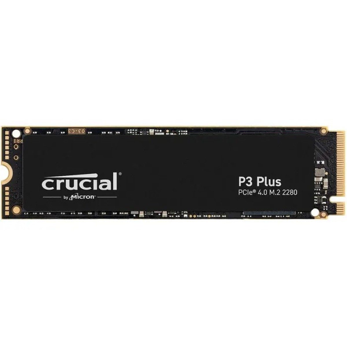 Crucial P3 Plus 2TB NVMe SSD Gen4 M.2 2000GB interne SSD (2 TB) M.2" 5000 MB/S Lesegeschwindigkeit, 4200 MB/S Schreibgeschwindigkeit, PCIe 4.0 NVMe, Micron 3D NAND, Dynamic Write Acceleration