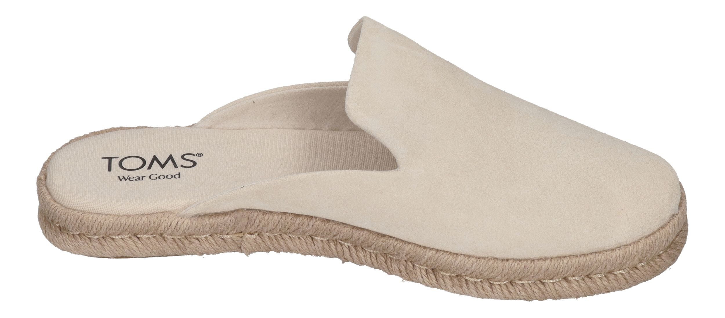 TOMS SANTIAGO MULE Espadrille Light Sand Suede – Bild 4 von 5