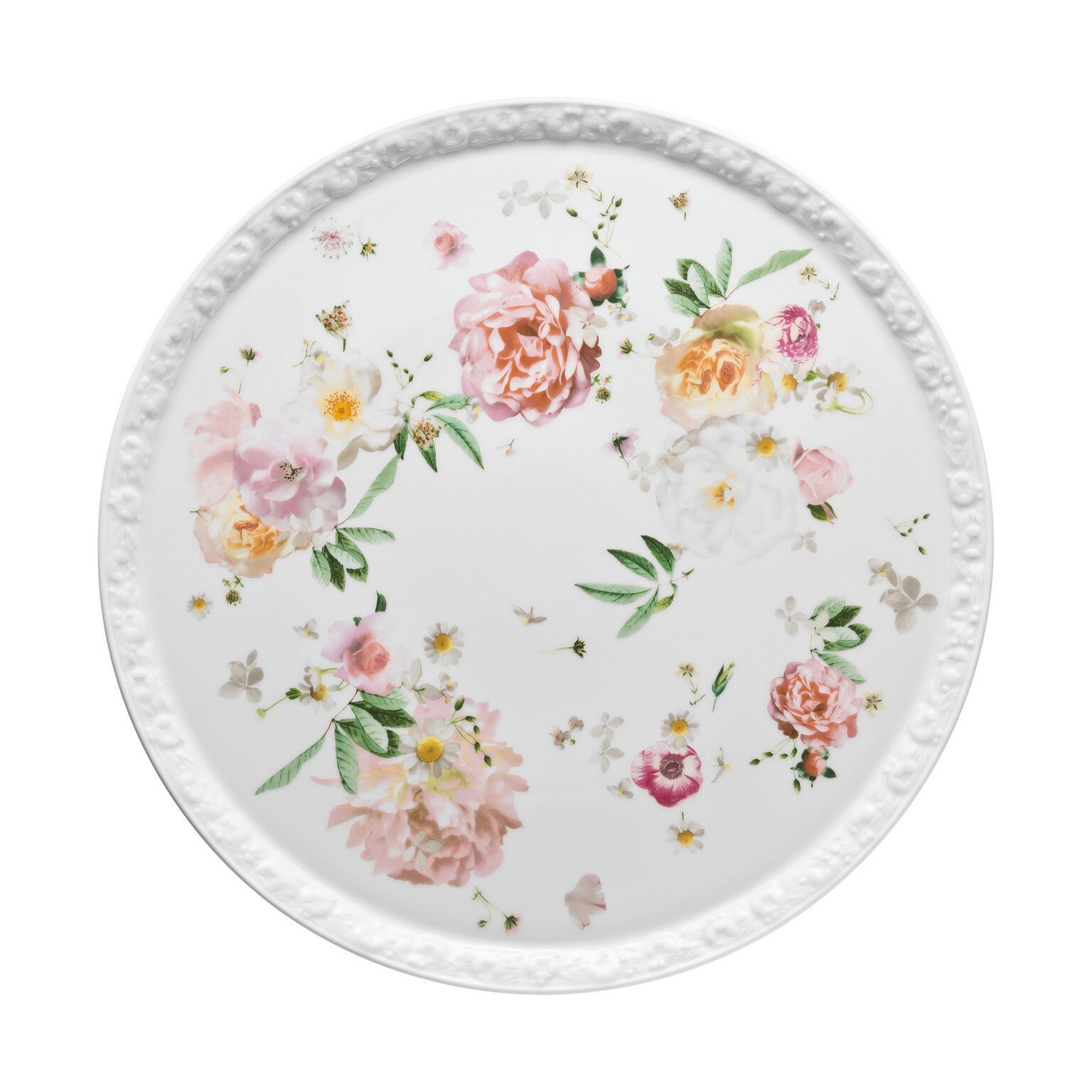 Rosenthal Tortenplatte Rosenthal Maria Torten- & Kuchenplatte, Porzellan, Porzellan