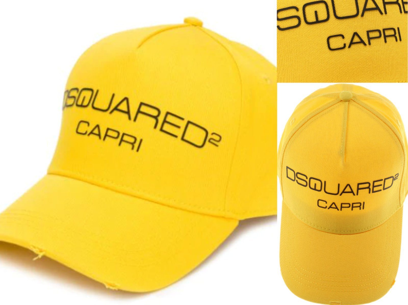 Baseball Dsquared2 DS-155-Gelb-BCM0270-05C00001-M1804 Cap