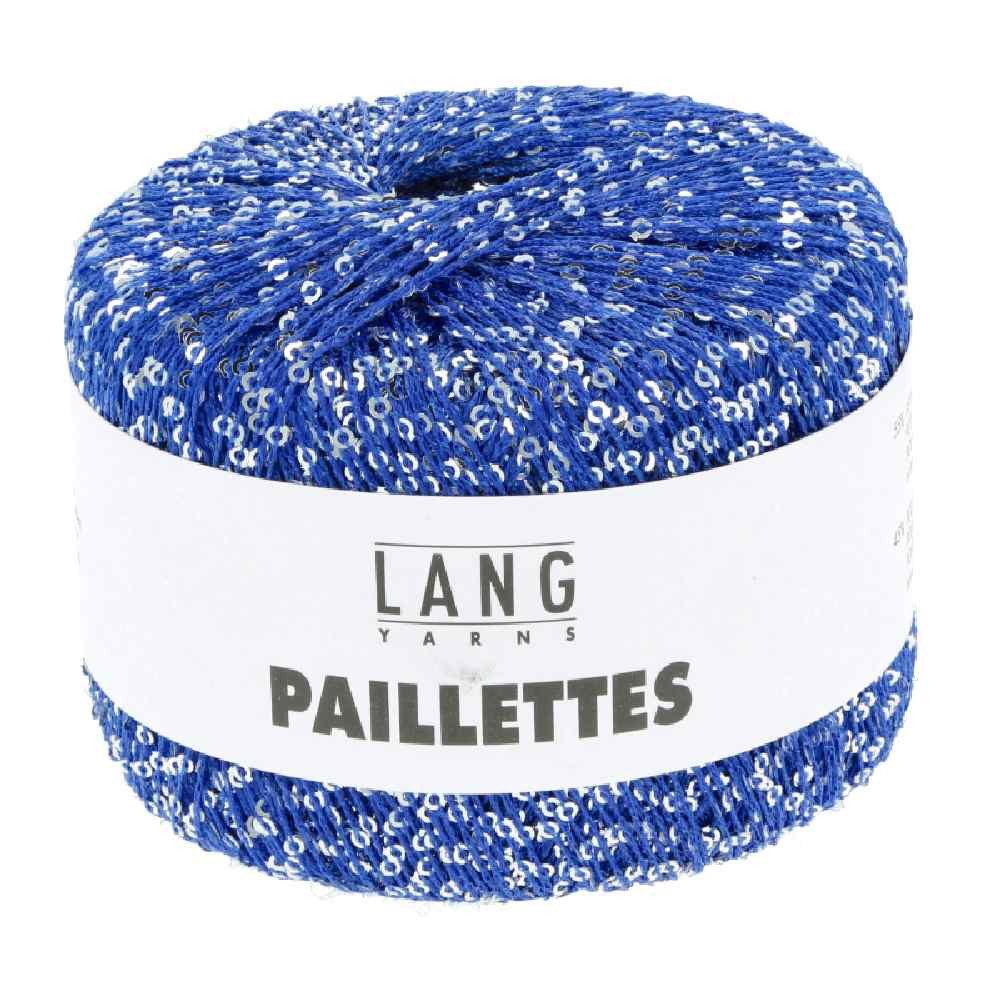 LANG YARNS PAILLETTES Häkelwolle, 112 m (25 Gramm), glänzendes Effektgarn mit Pailletten von Lang Yarns